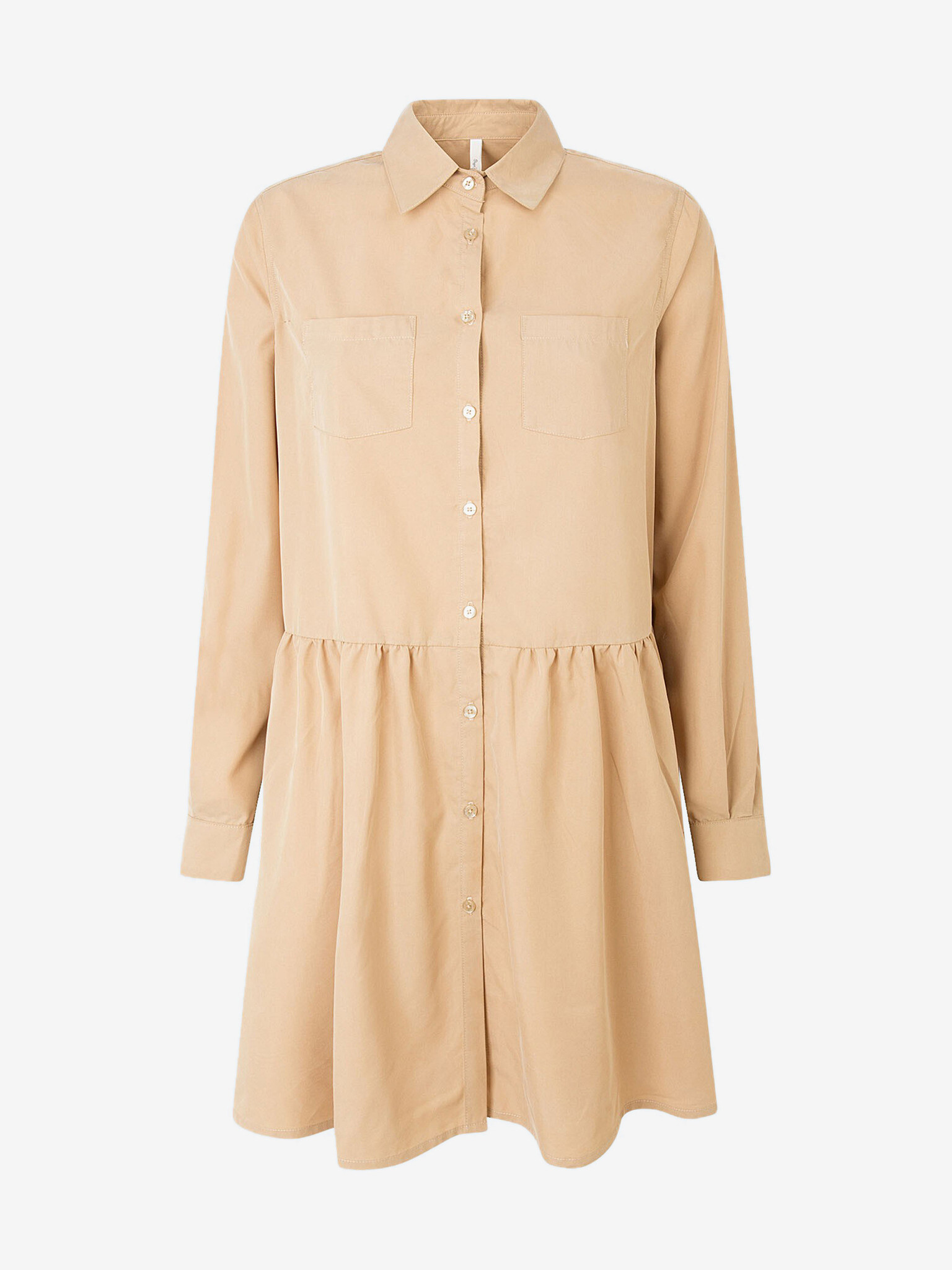 Pepe Jeans Alessa Dresses Beige - Pepit.gr