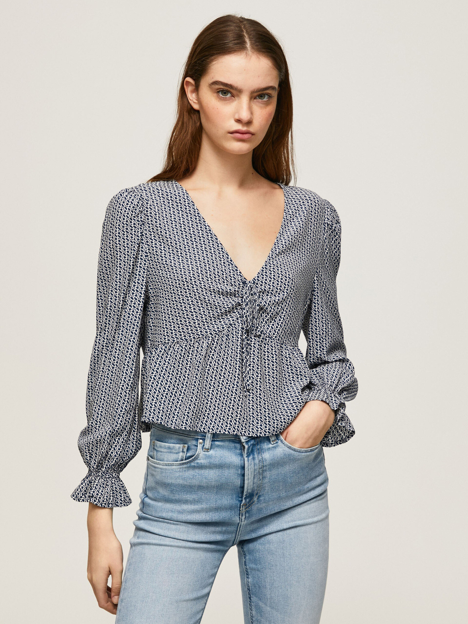 Pepe Jeans Blouse Blue - Pepit.gr