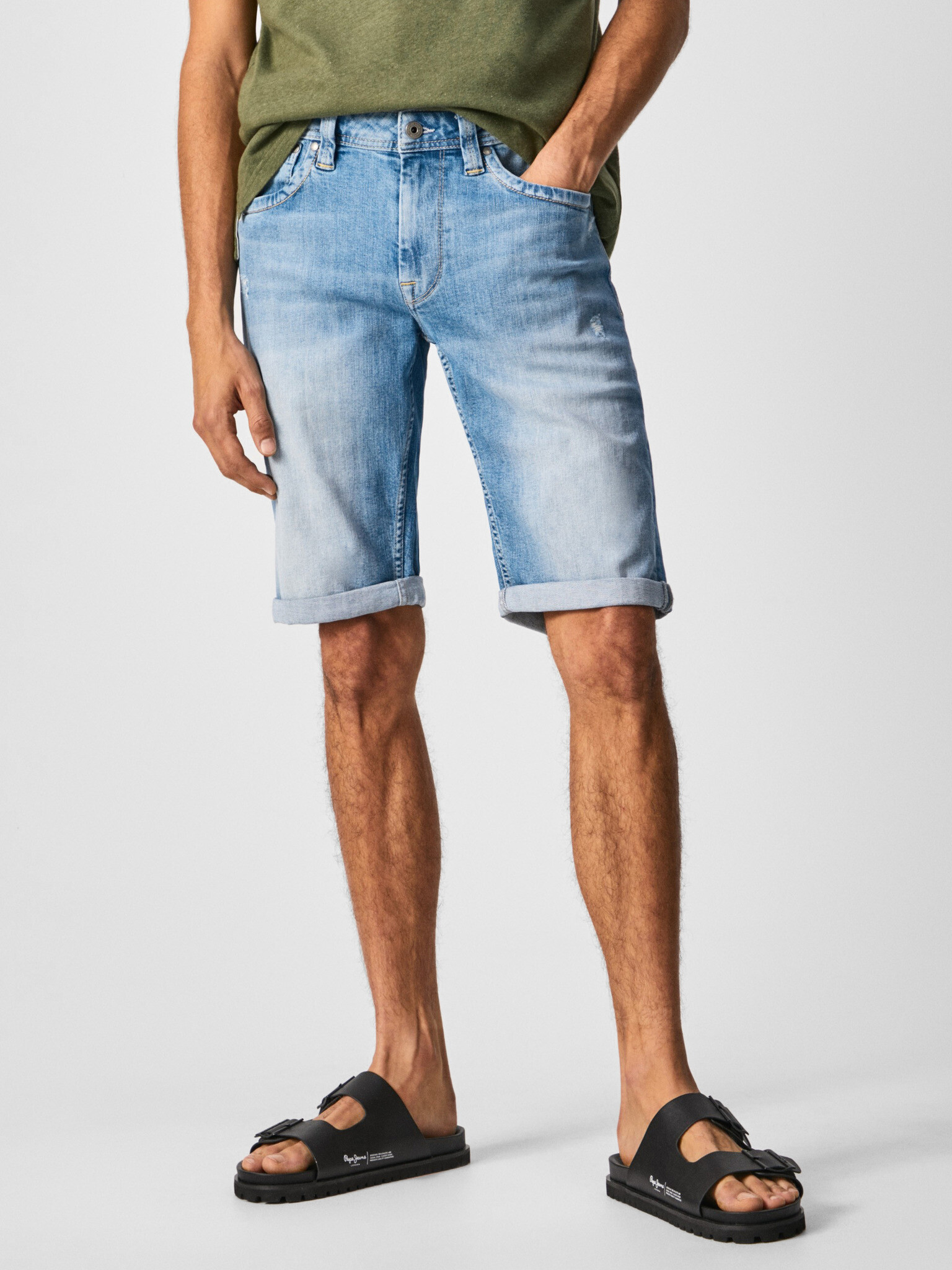 Pepe Jeans Cash Short pants Blue - Pepit.gr