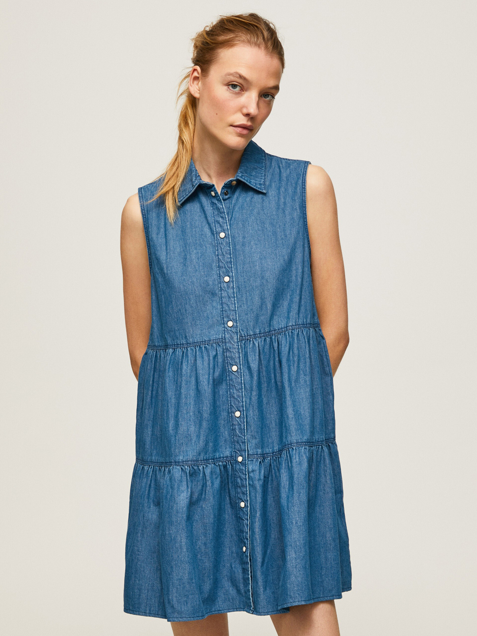 Pepe Jeans Dresses Blue - Pepit.gr