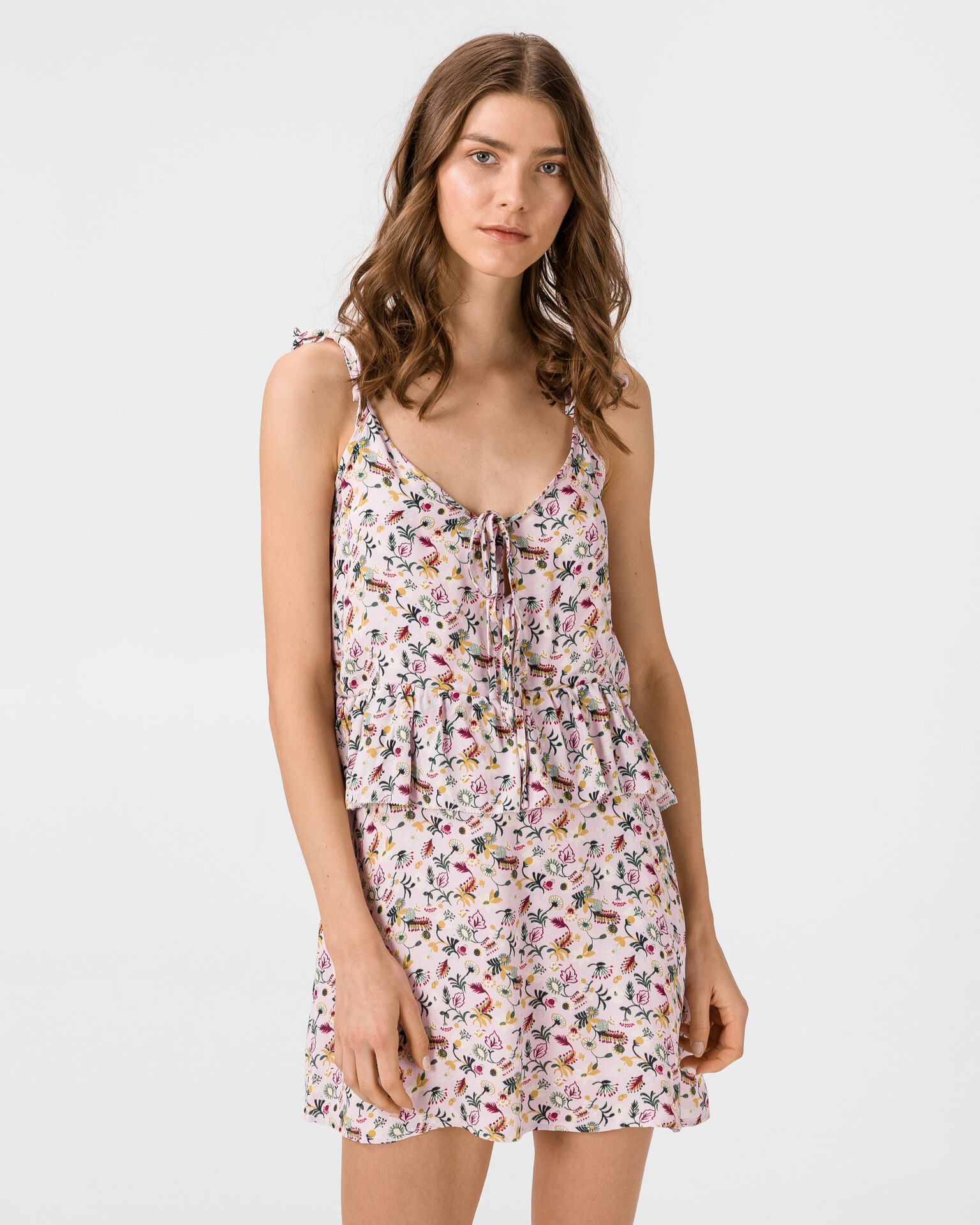 Pepe Jeans Individuosa Dresses Beige - Pepit.gr