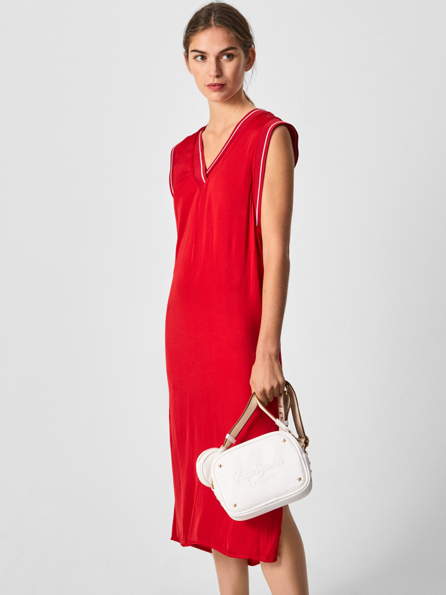 Pepe Jeans Matilda Dresses Red - Pepit.gr