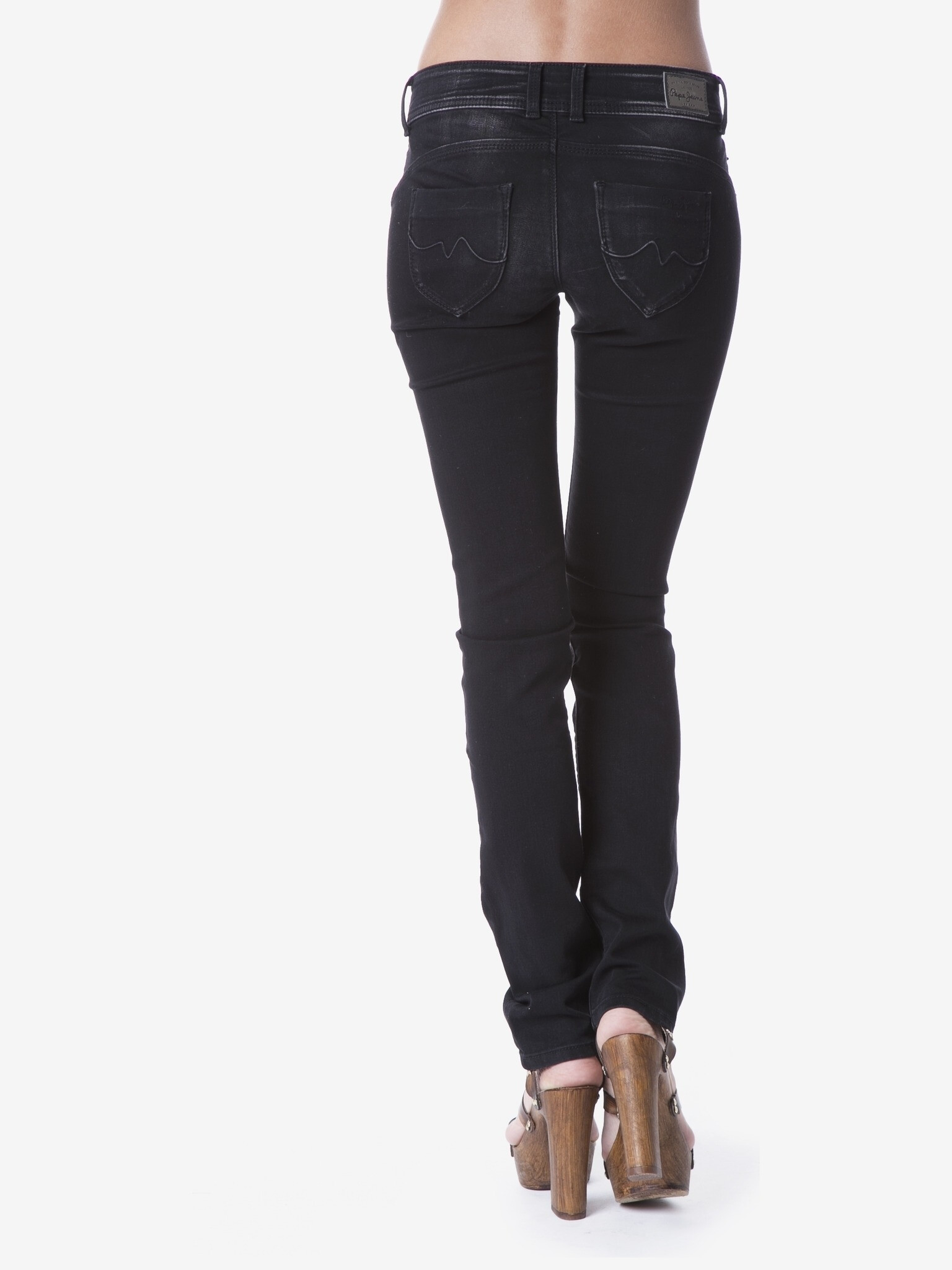 Pepe Jeans New Brooke Jeans Black - Pepit.gr