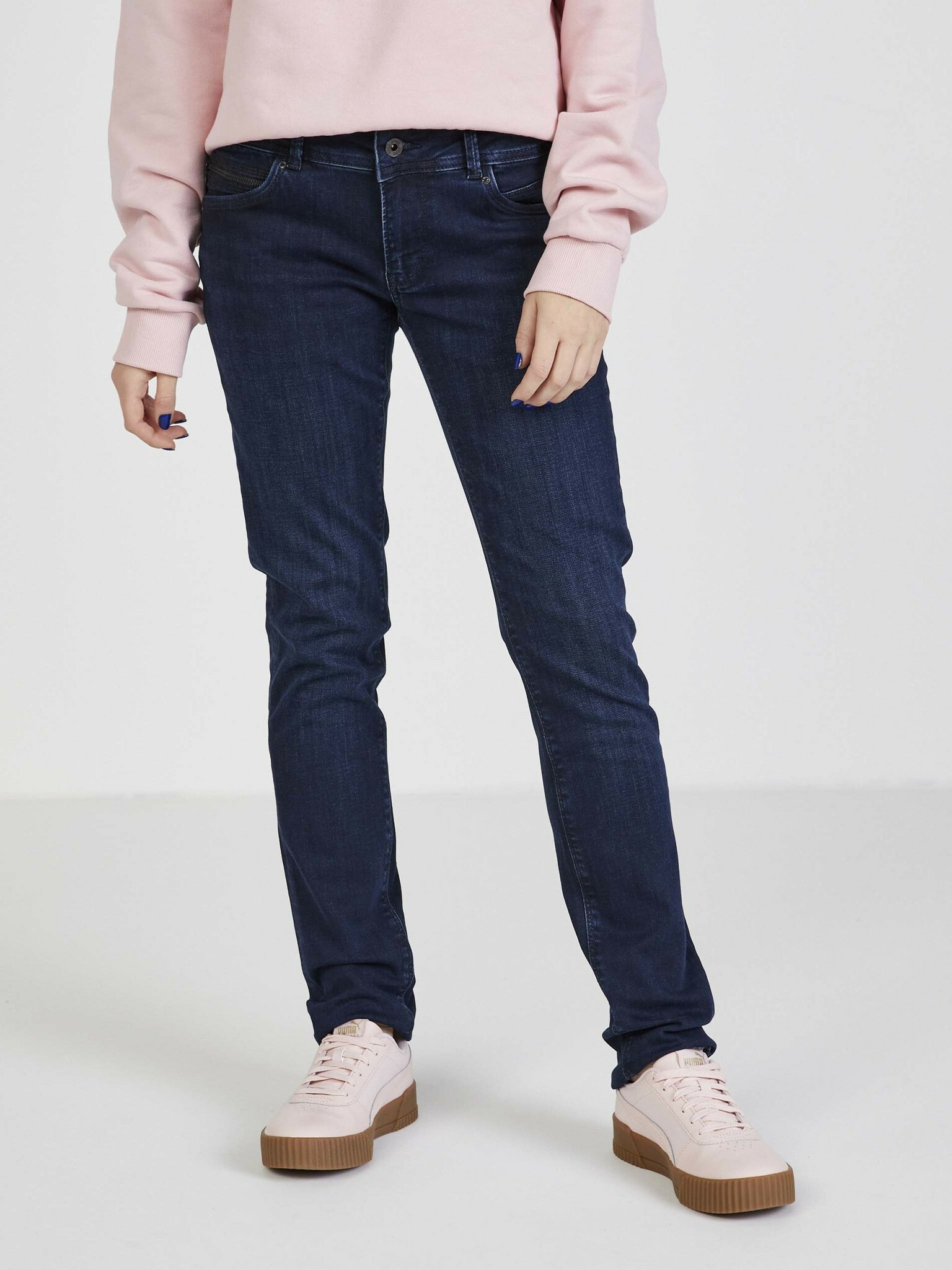 Pepe Jeans New Brooke Jeans Blue - Pepit.gr