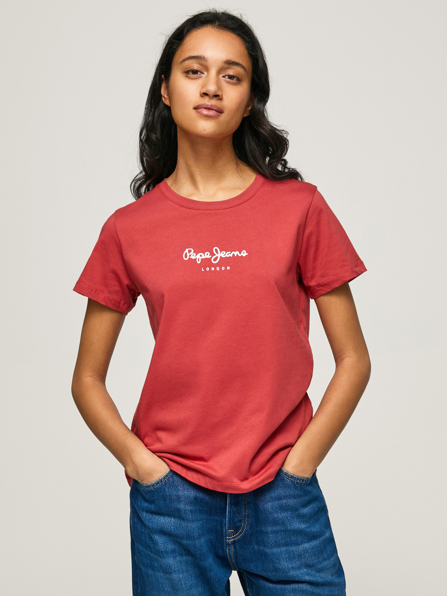 Pepe Jeans T-shirt Red - Pepit.gr