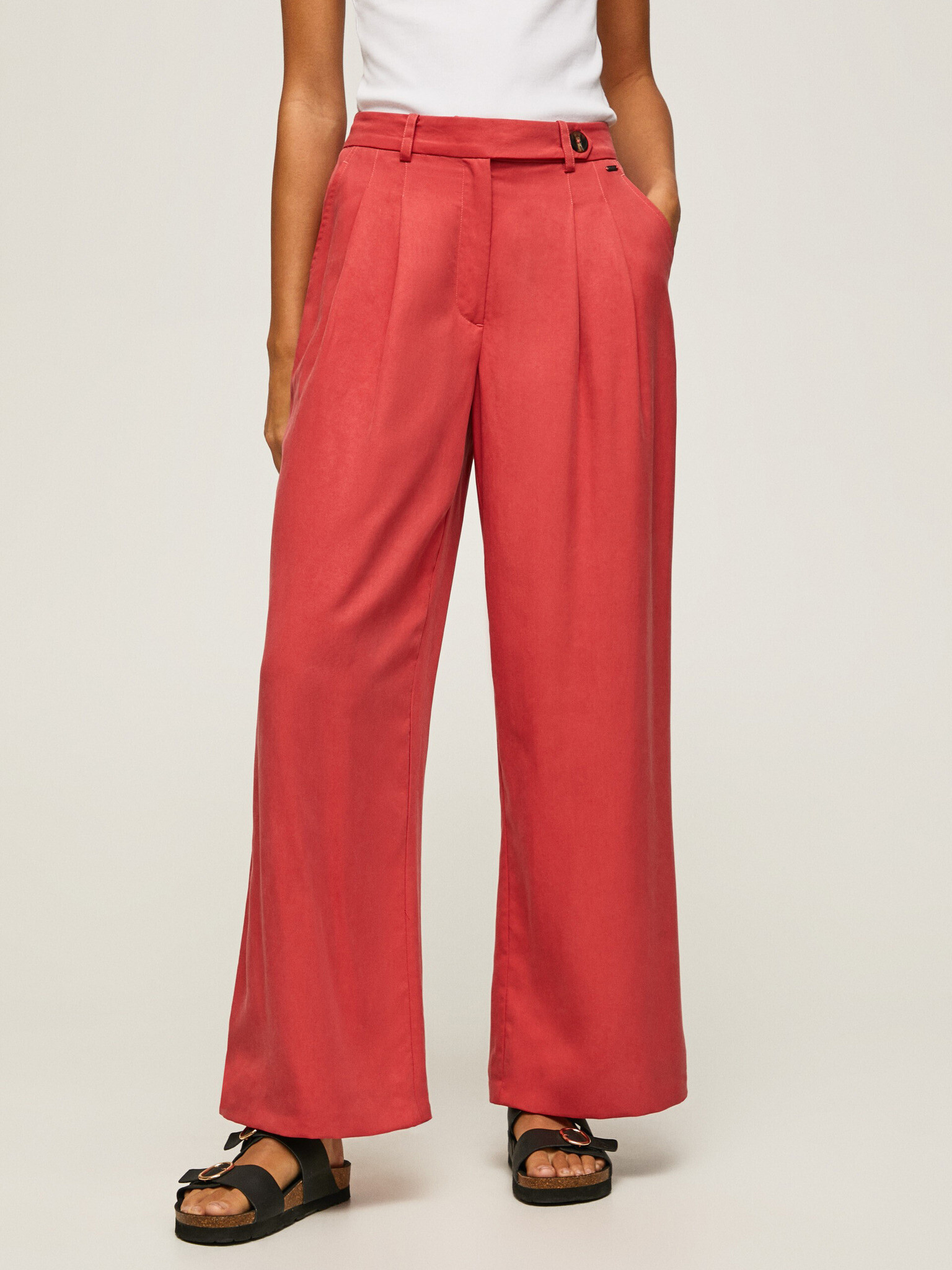 Pepe Jeans Trousers Orange - Pepit.gr