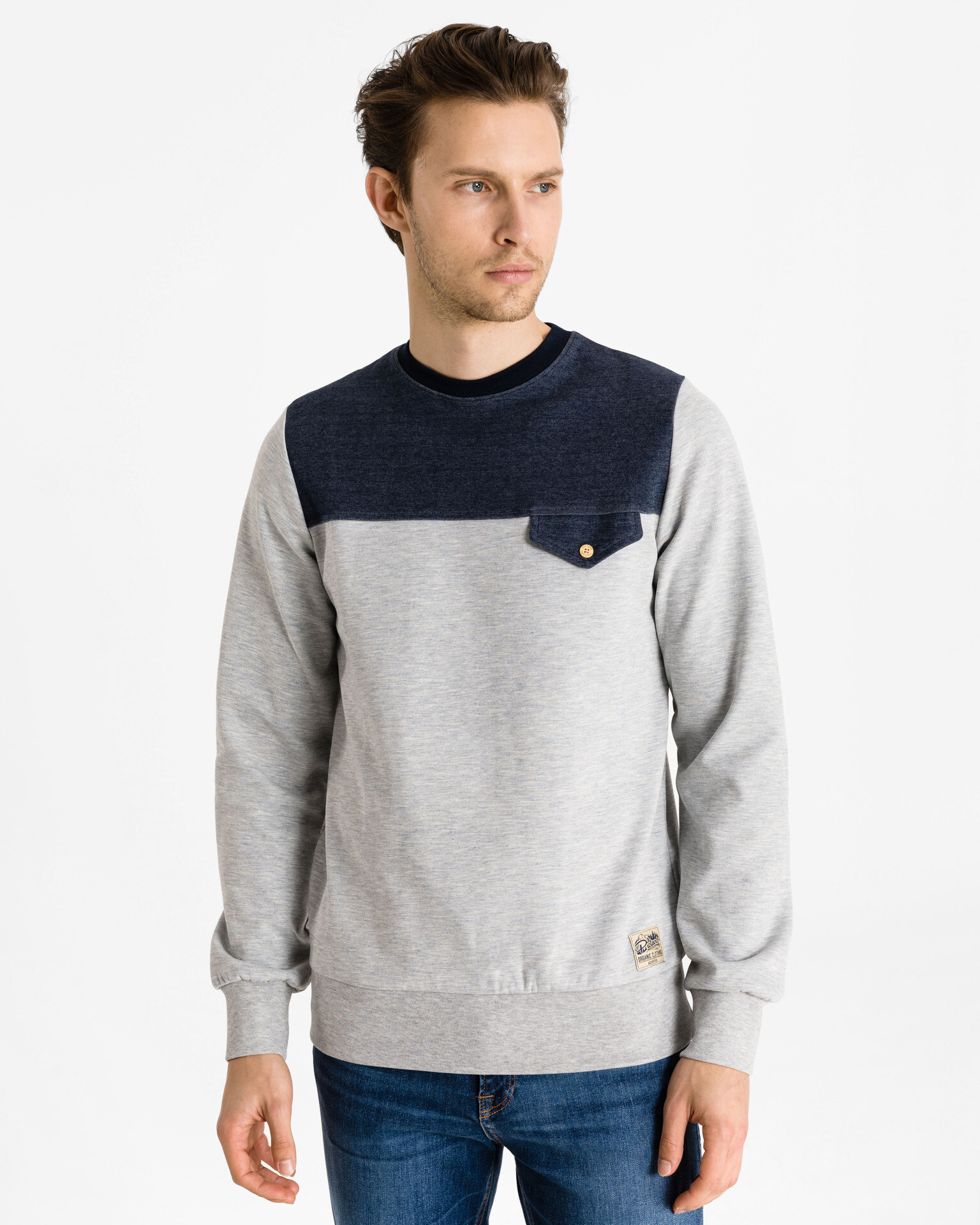 Picture Blustery Sweatshirt Blue Grey - Pepit.gr