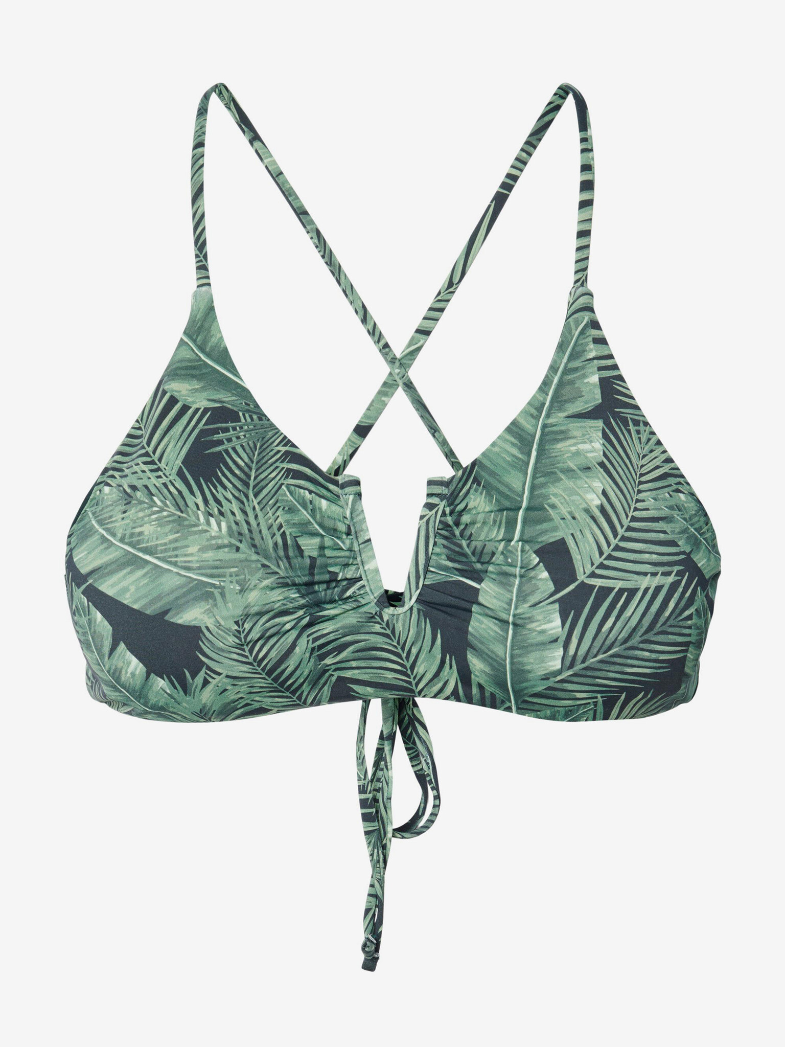 Pieces Bilma Bikini top Green - Pepit.gr