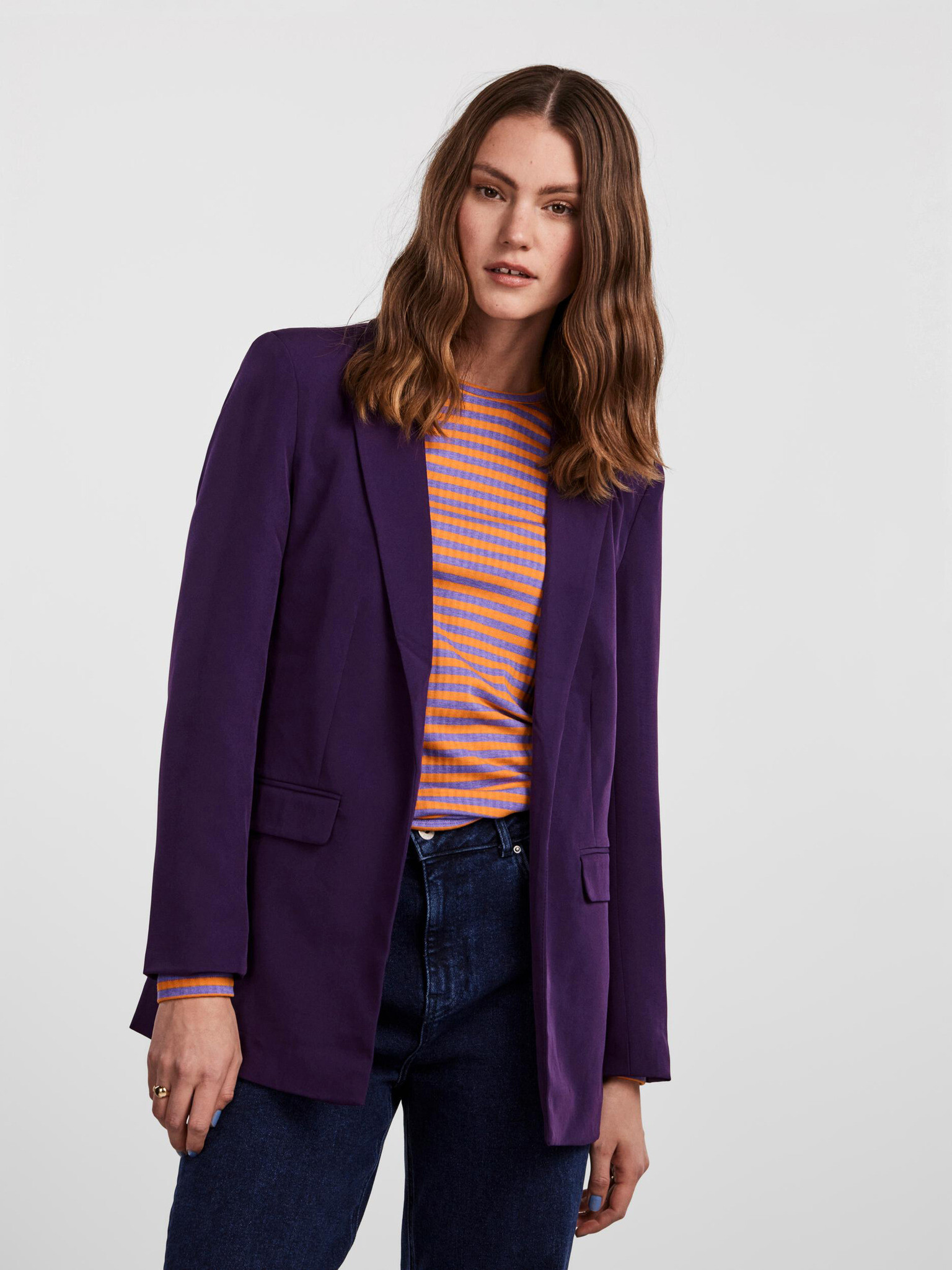 Pieces Bossy Jacket Violet - Pepit.gr