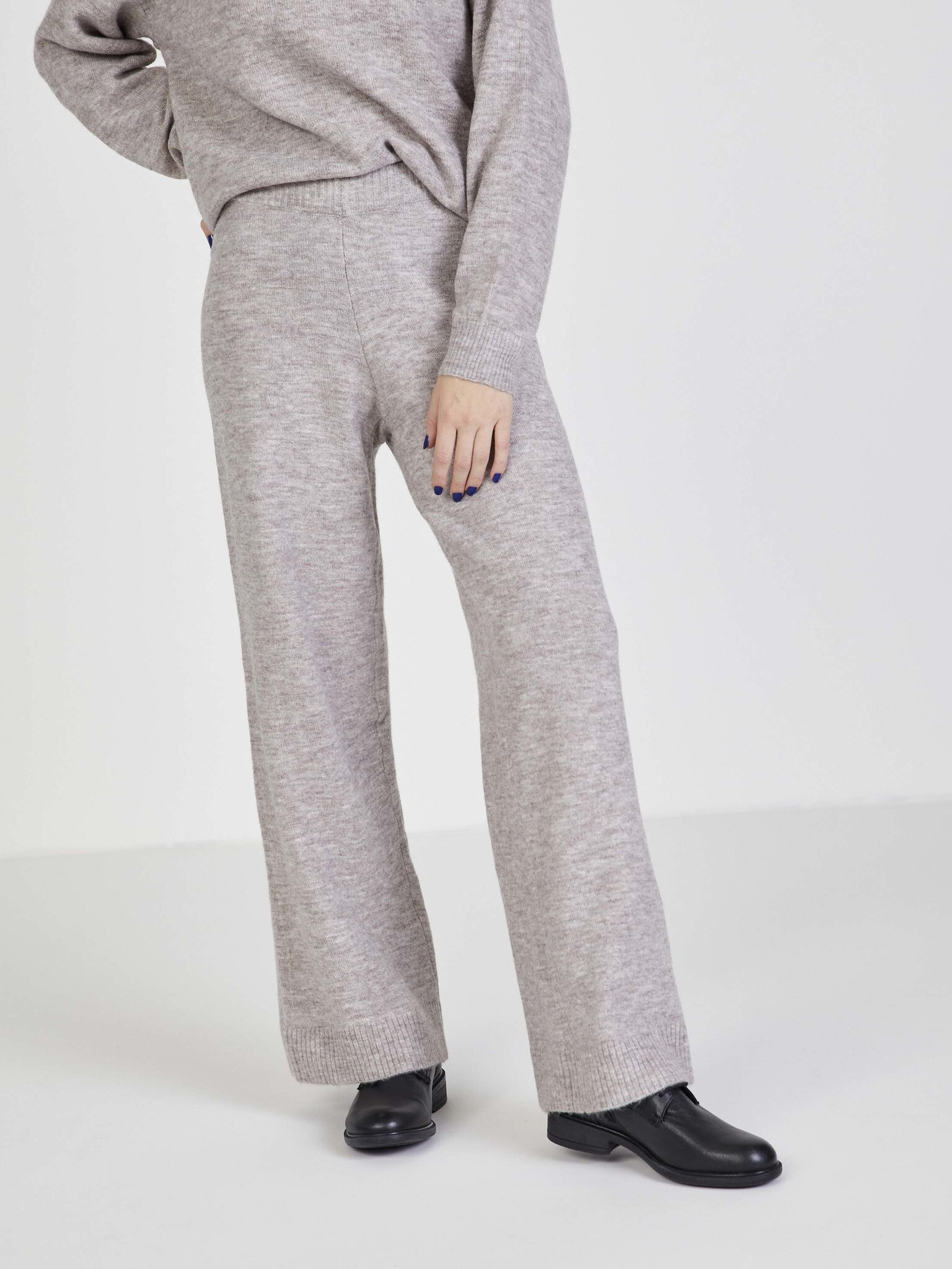 Pieces Cindy Trousers Grey - Pepit.gr