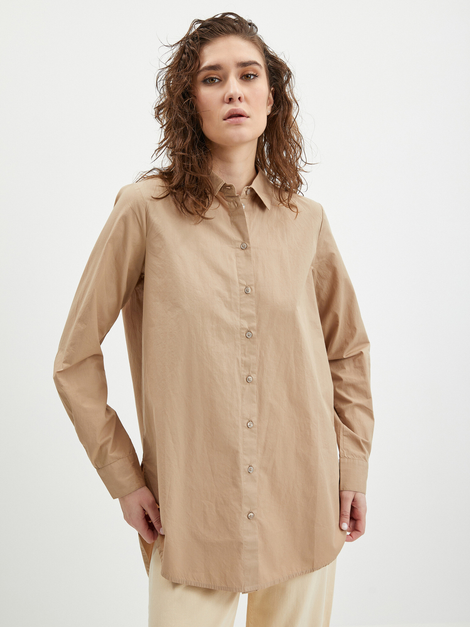 Pieces Jiva Blouse Beige - Pepit.gr