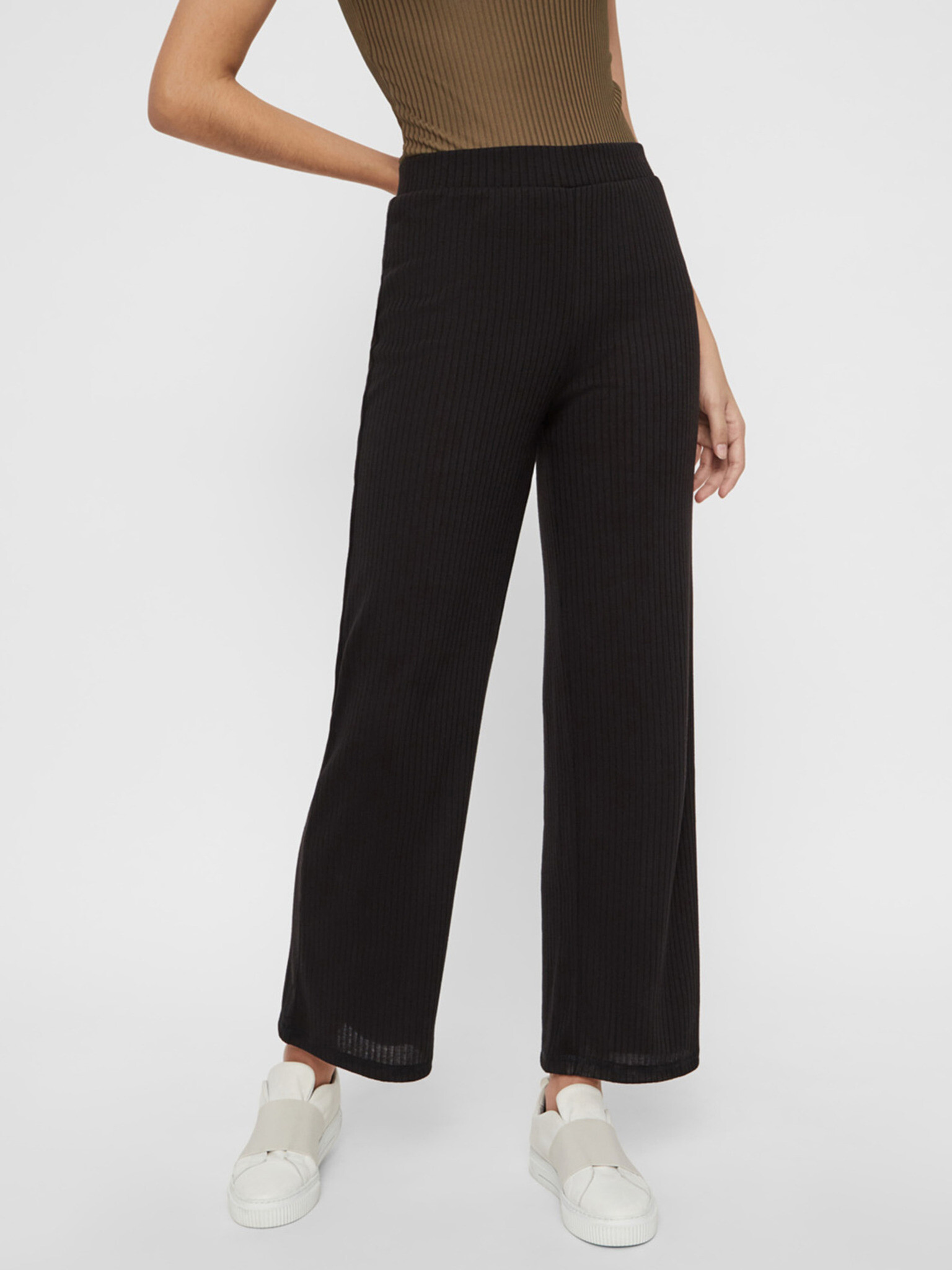 Pieces Molly Trousers Black - Pepit.gr