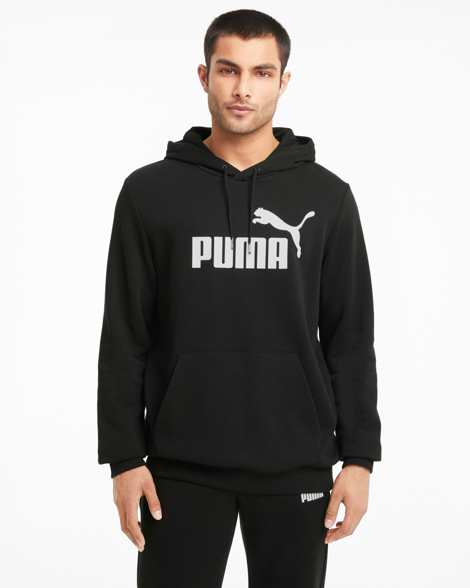 Puma Essentials Big Logo Sweatshirt Black - Pepit.gr