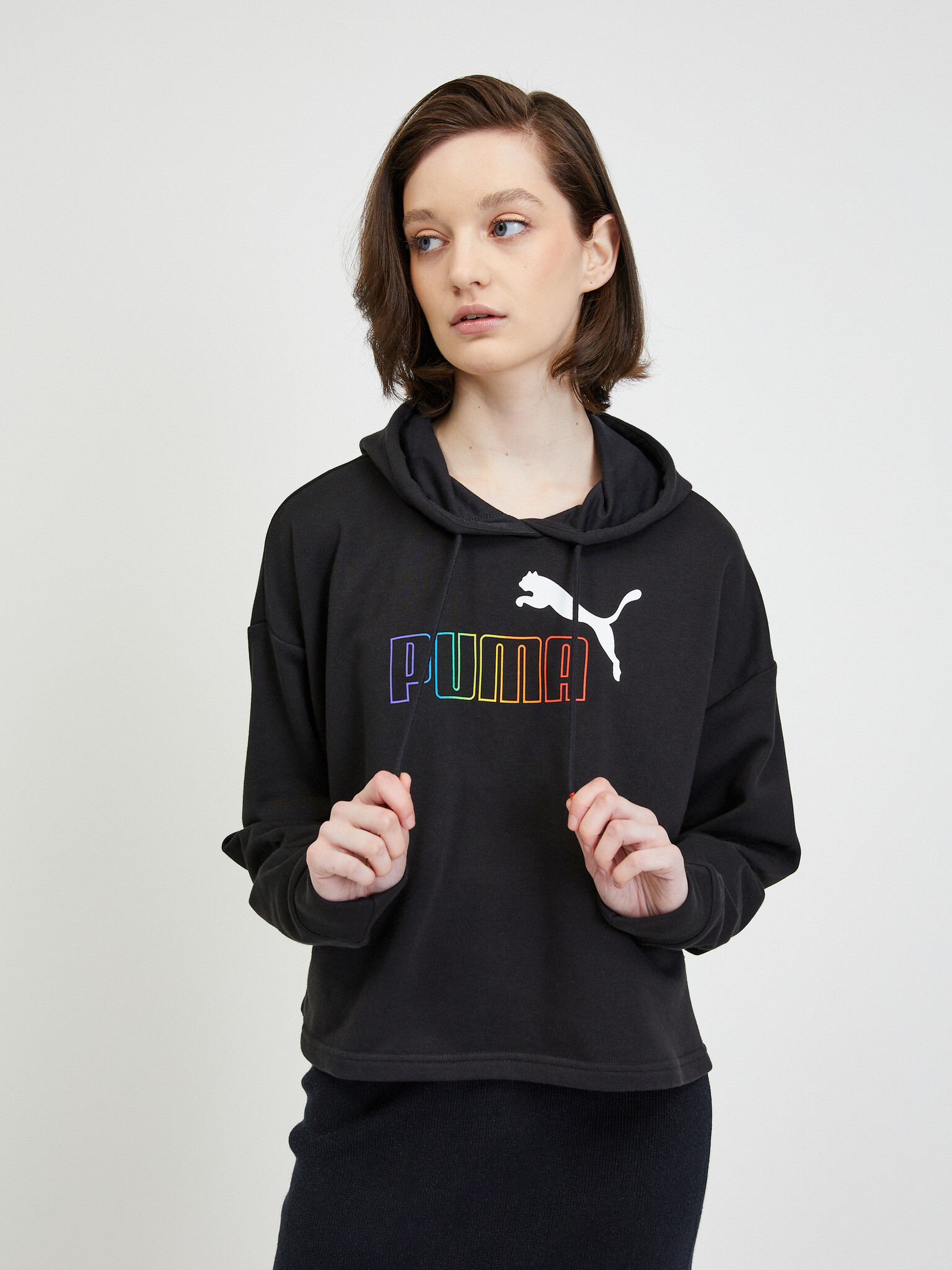 Puma Rainbow Sweatshirt Black - Pepit.gr