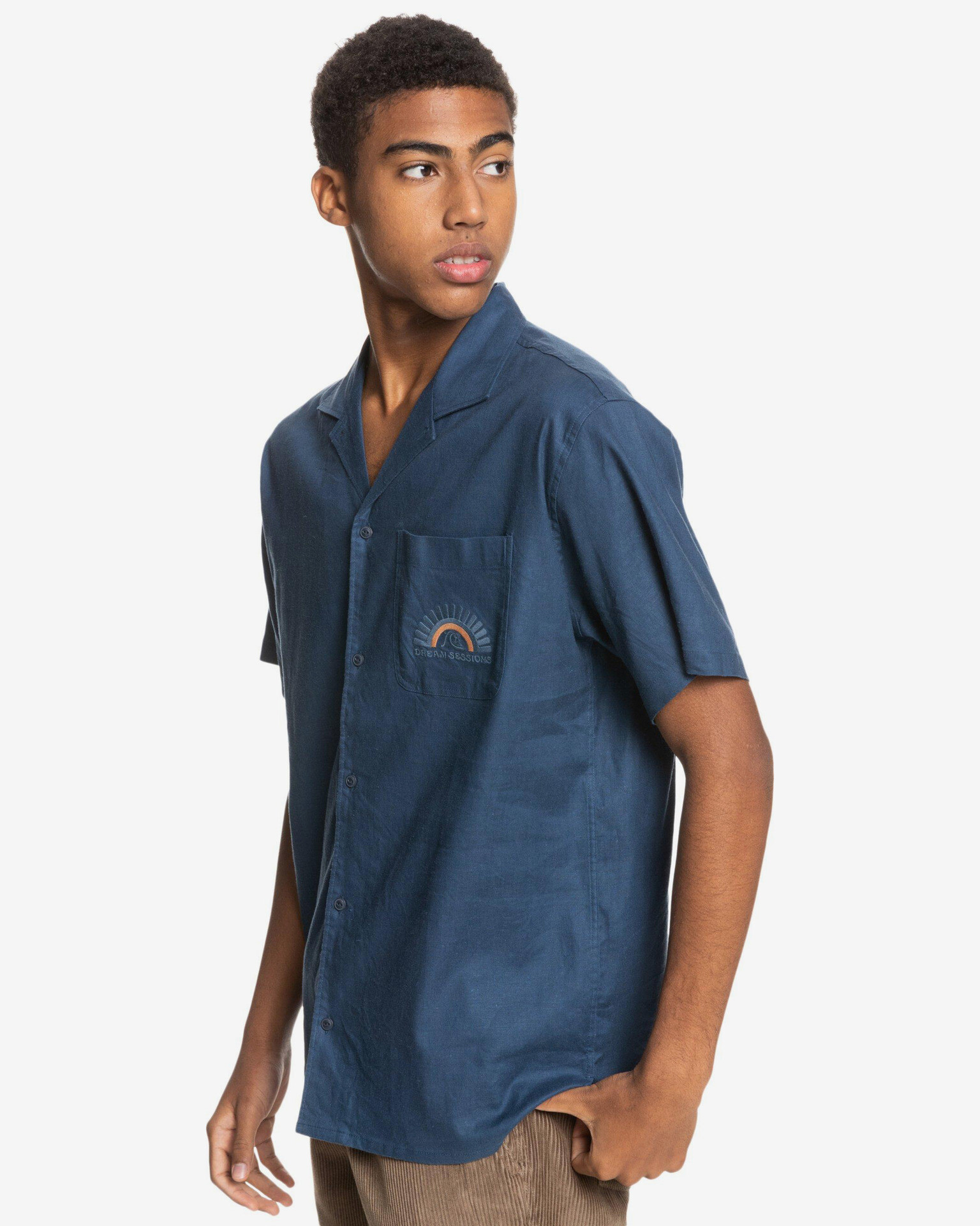 Quiksilver Del Marcos Shirt Blue - Pepit.gr