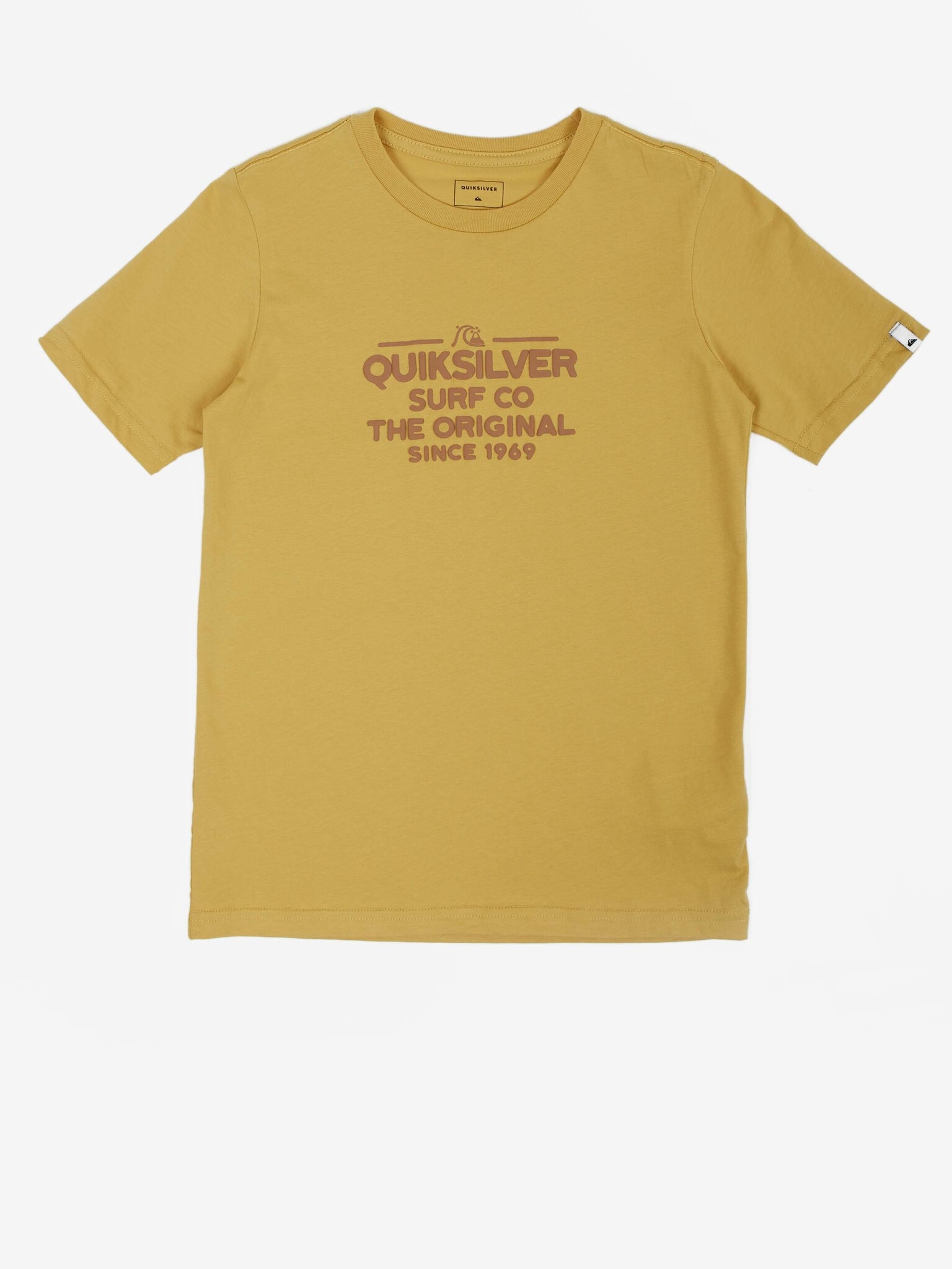 Quiksilver Kids T-shirt Yellow - Pepit.gr