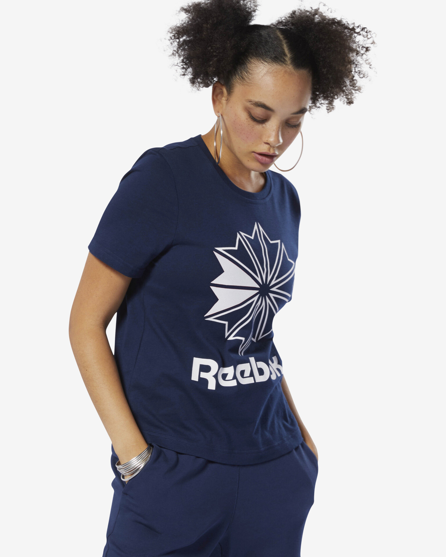 Reebok Classic T-shirt Blue - Pepit.gr