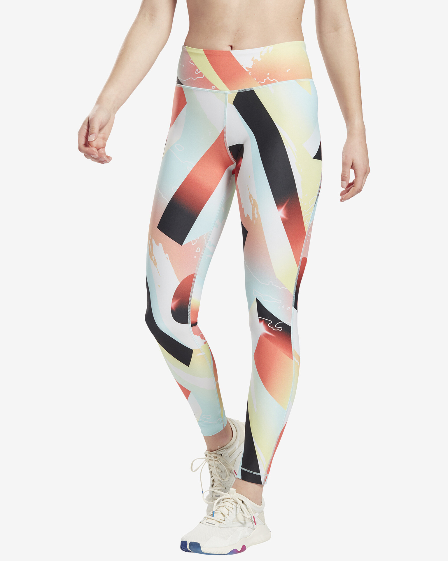 Reebok Lux Bold Leggings Colorful - Pepit.gr