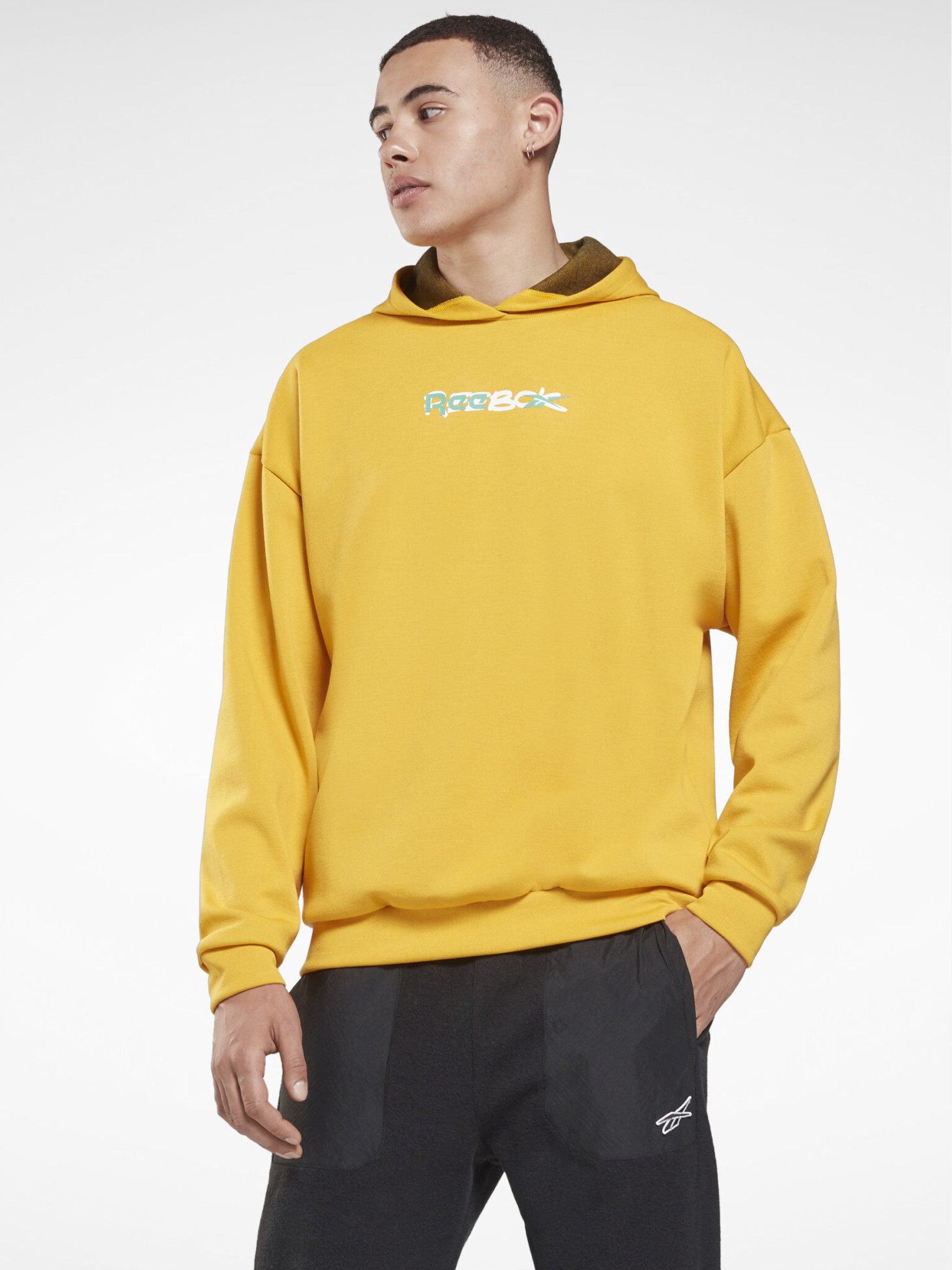 Reebok MYT Sweatshirt Yellow - Pepit.gr