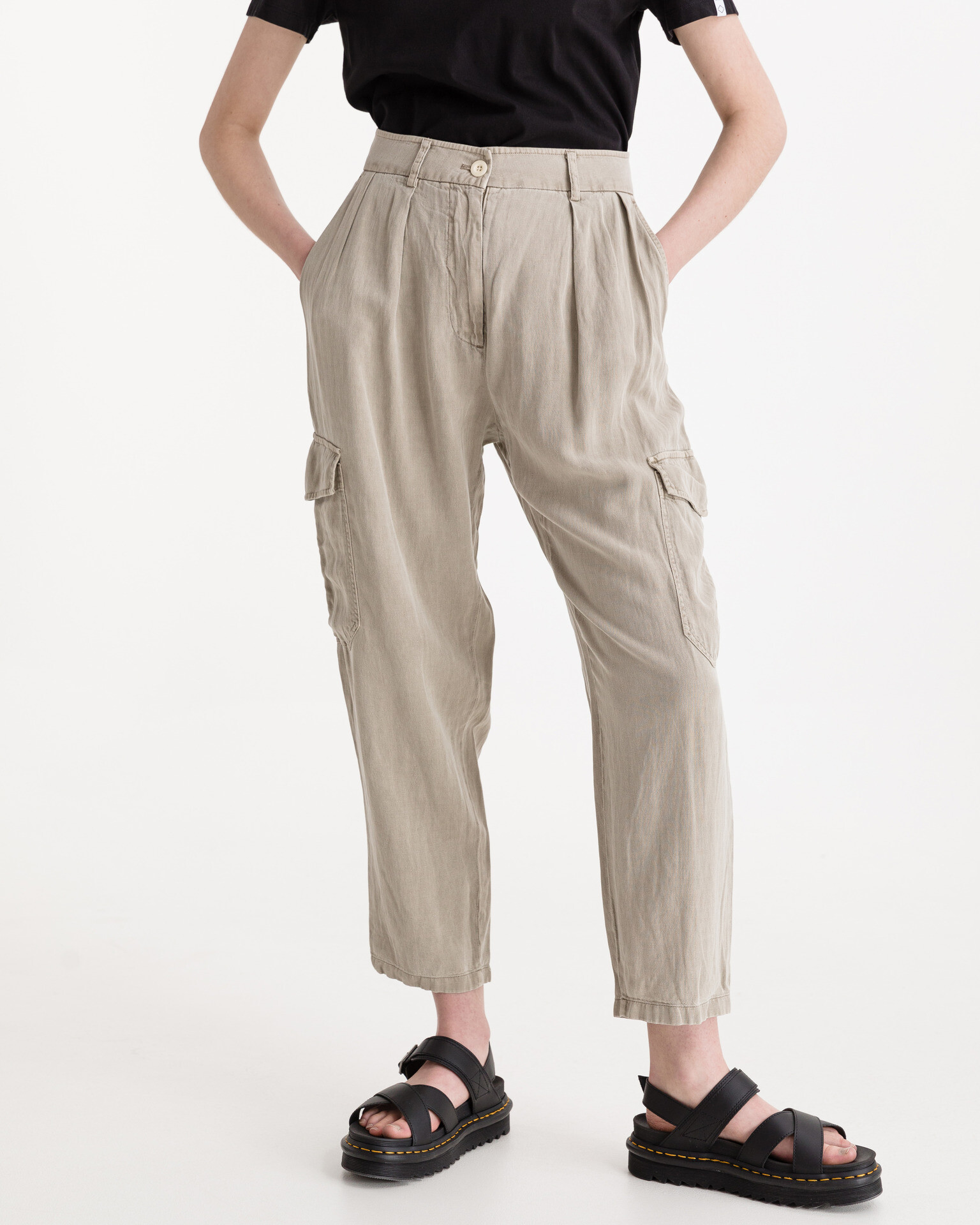 Replay Trousers Beige - Pepit.gr