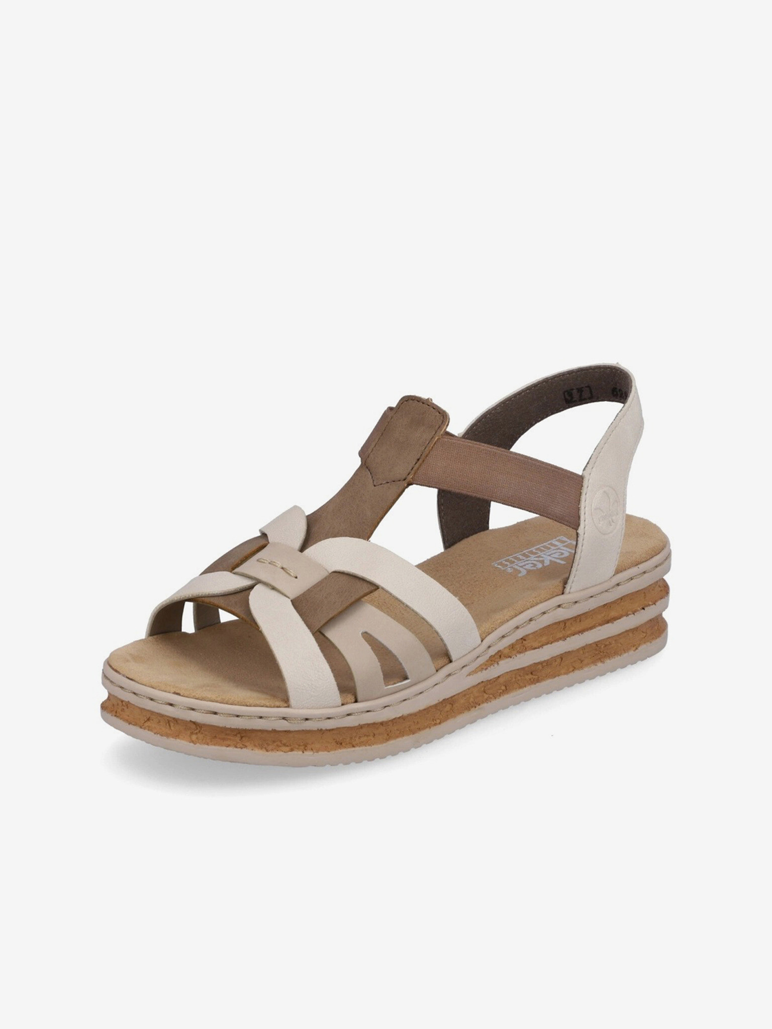 Rieker Sandals Beige - Pepit.gr