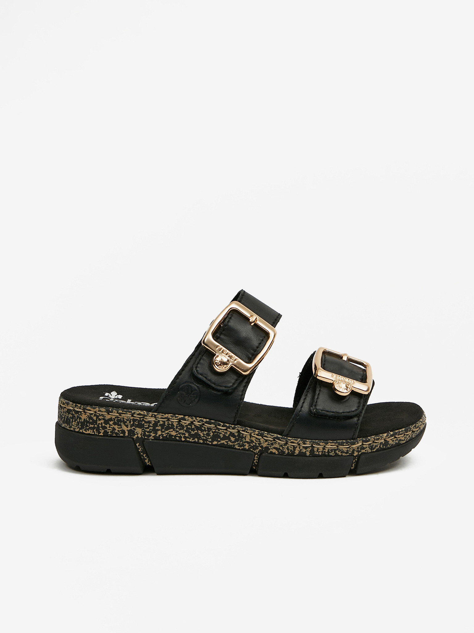 Rieker Sandals Black - Pepit.gr