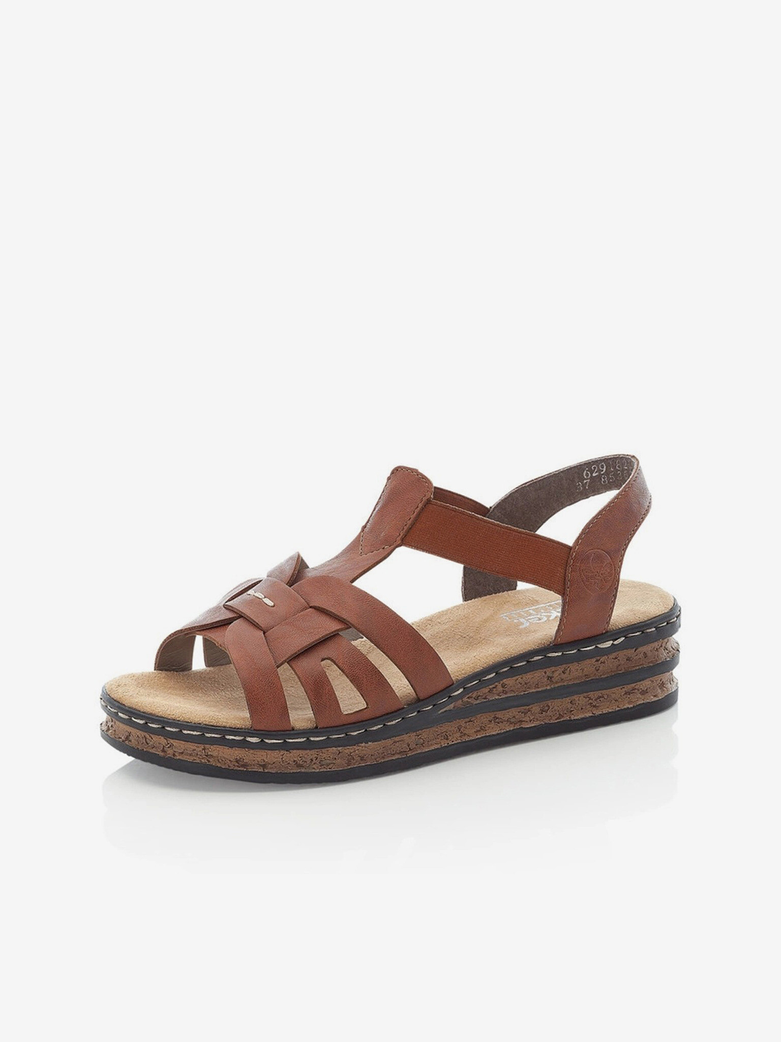 Rieker Sandals Brown - Pepit.gr