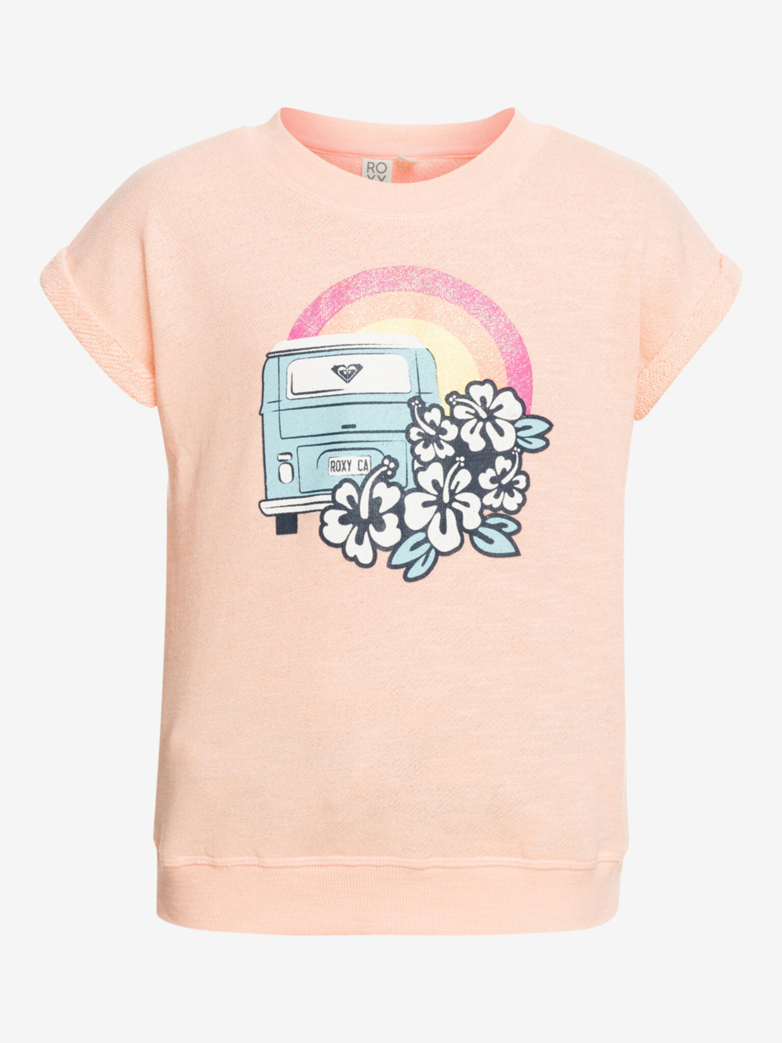 Roxy Shine Ya Kids T-shirt Orange - Pepit.gr