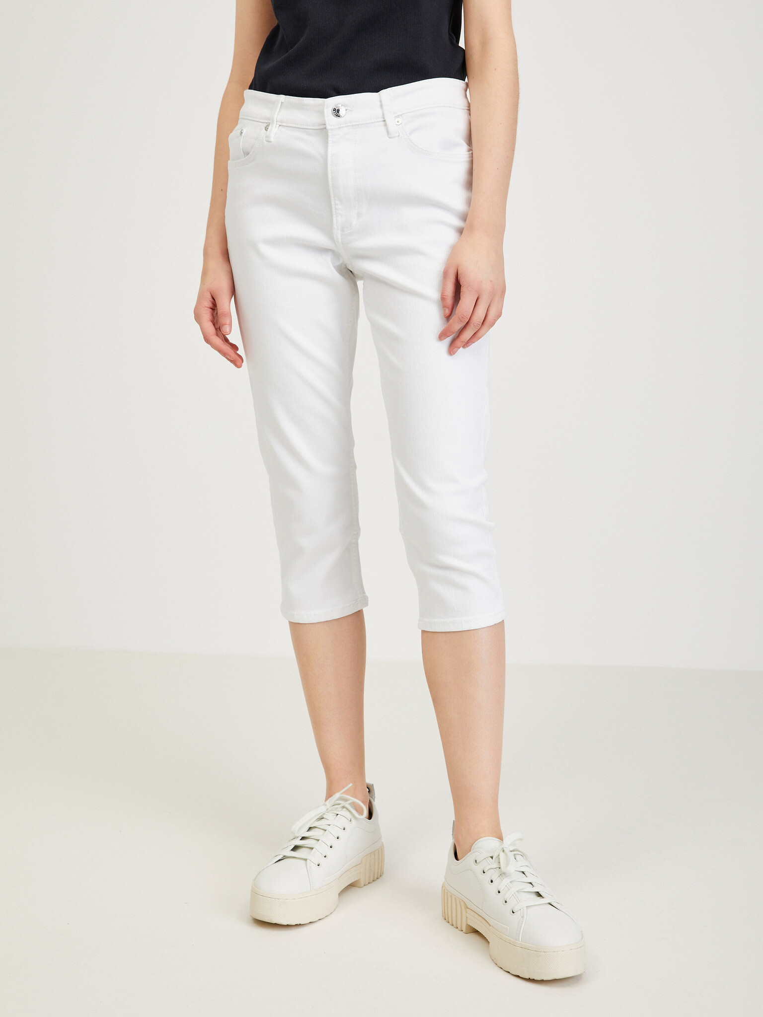 s.Oliver Trousers White - Pepit.gr