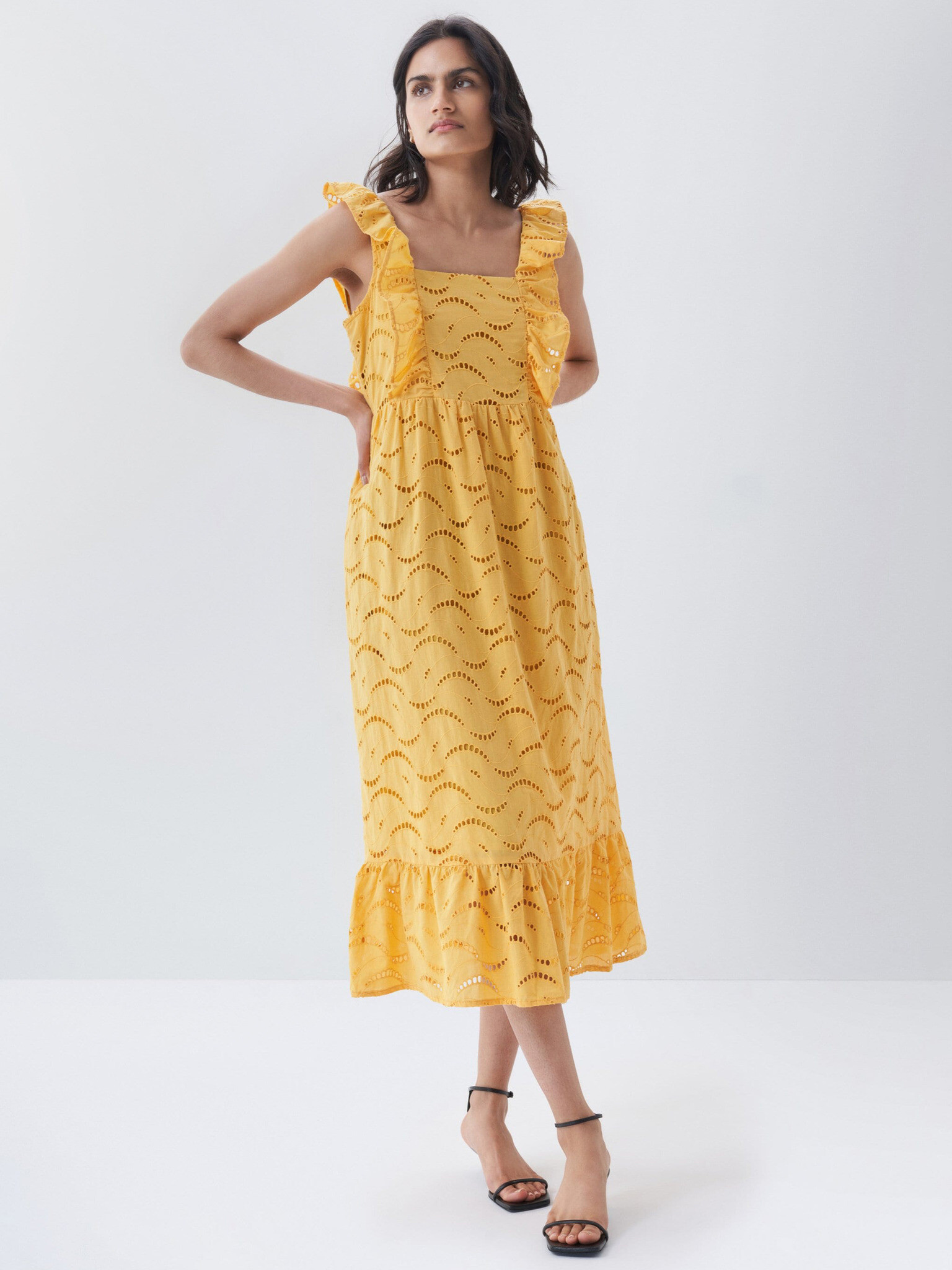 Salsa Jeans Fontana Dresses Yellow - Pepit.gr