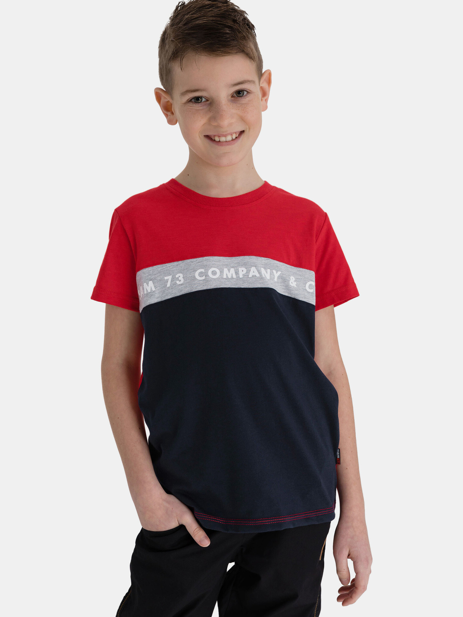 Sam 73 Kids T-shirt Red - Pepit.gr