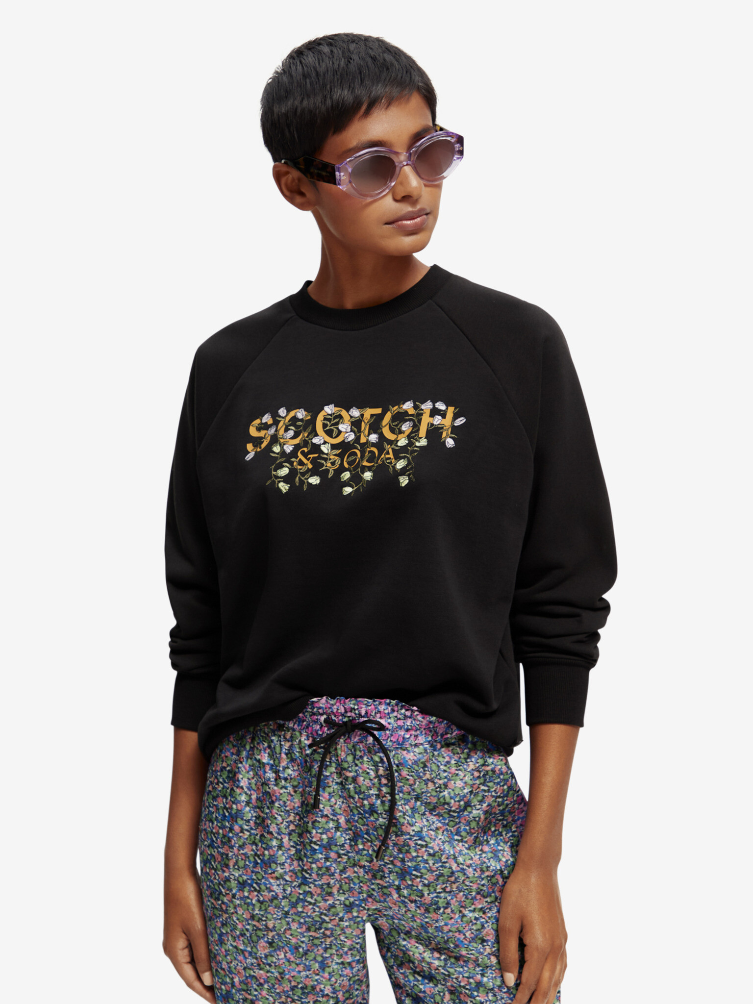 Scotch & Soda Sweatshirt Black - Pepit.gr