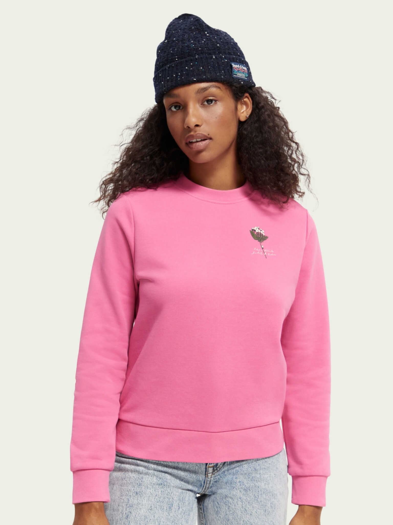 Scotch & Soda Sweatshirt Pink - Pepit.gr