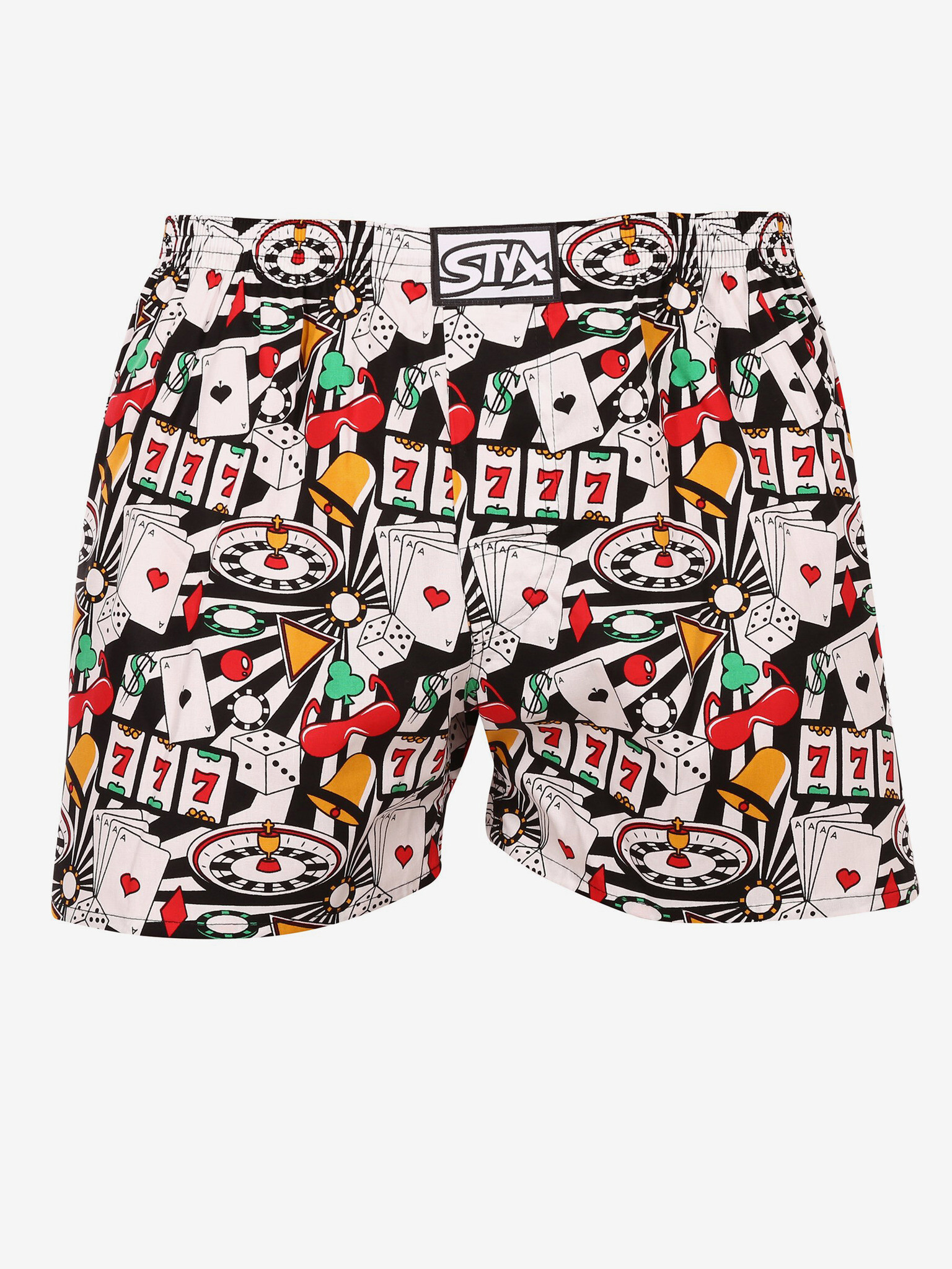 Styx Casino Boxer shorts White - Pepit.gr