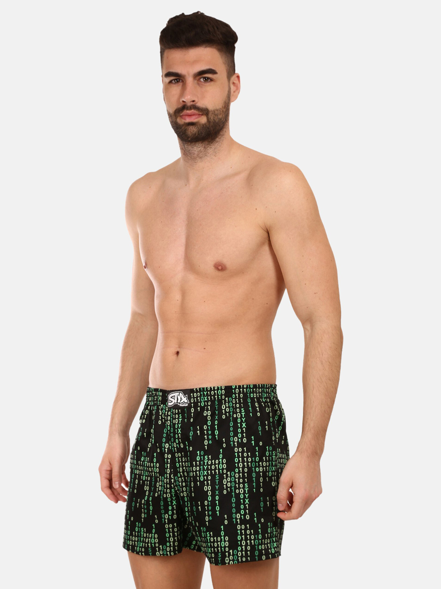 Styx Kód Boxer shorts Black - Pepit.gr