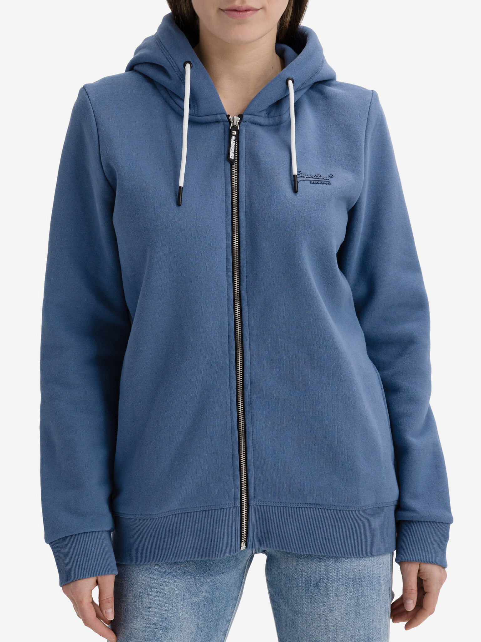 SuperDry Elite Sweatshirt Blue - Pepit.gr