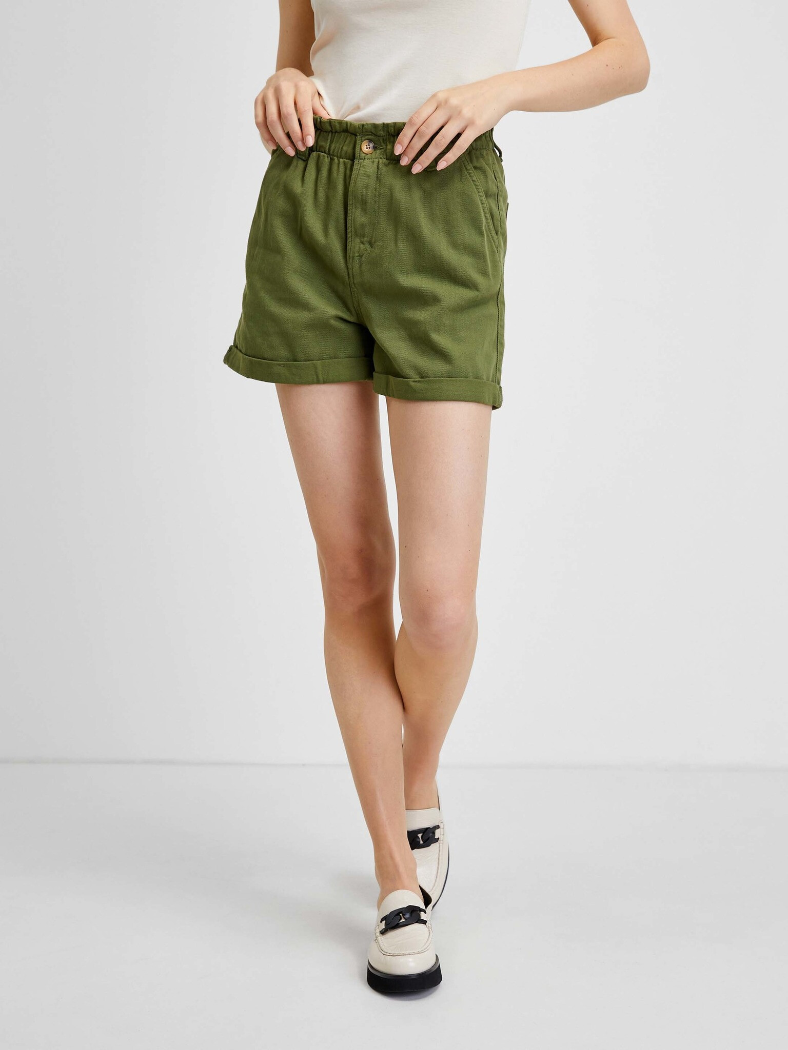 Tom Tailor Denim Shorts Green - Pepit.gr