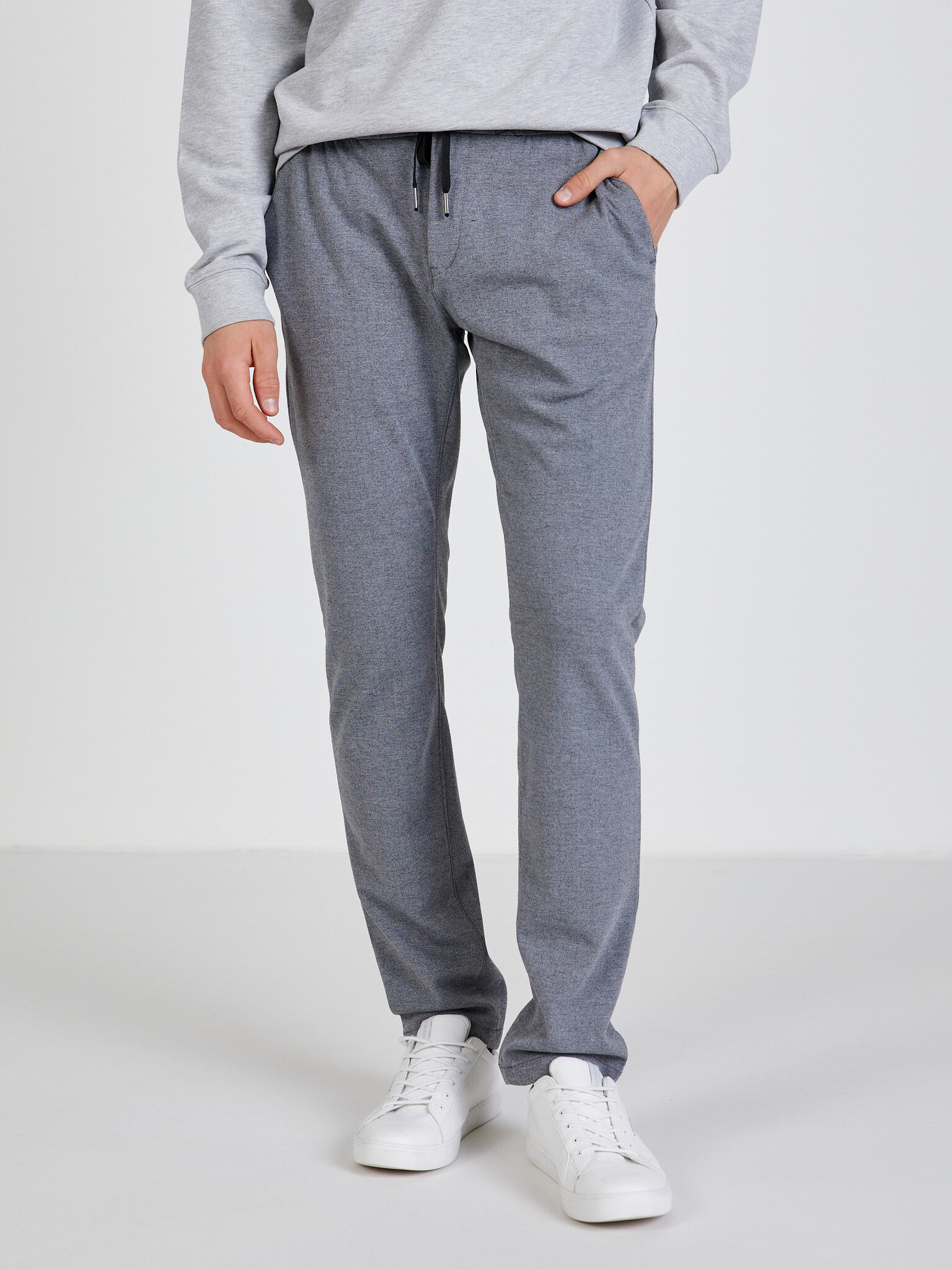 Tom Tailor Denim Sweatpants Grey - Pepit.gr