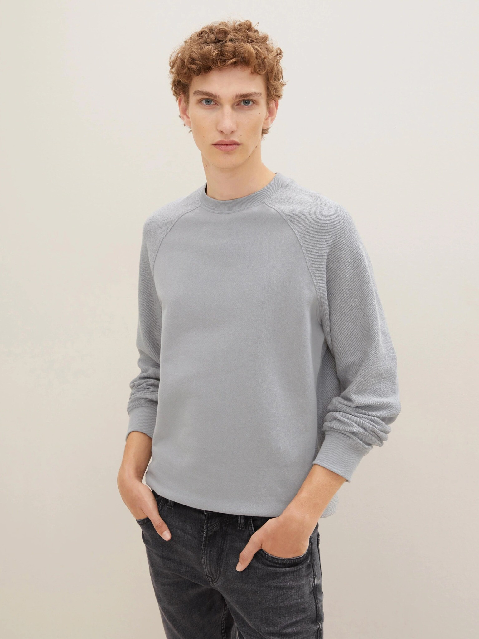 Tom Tailor Denim Sweatshirt Grey - Pepit.gr