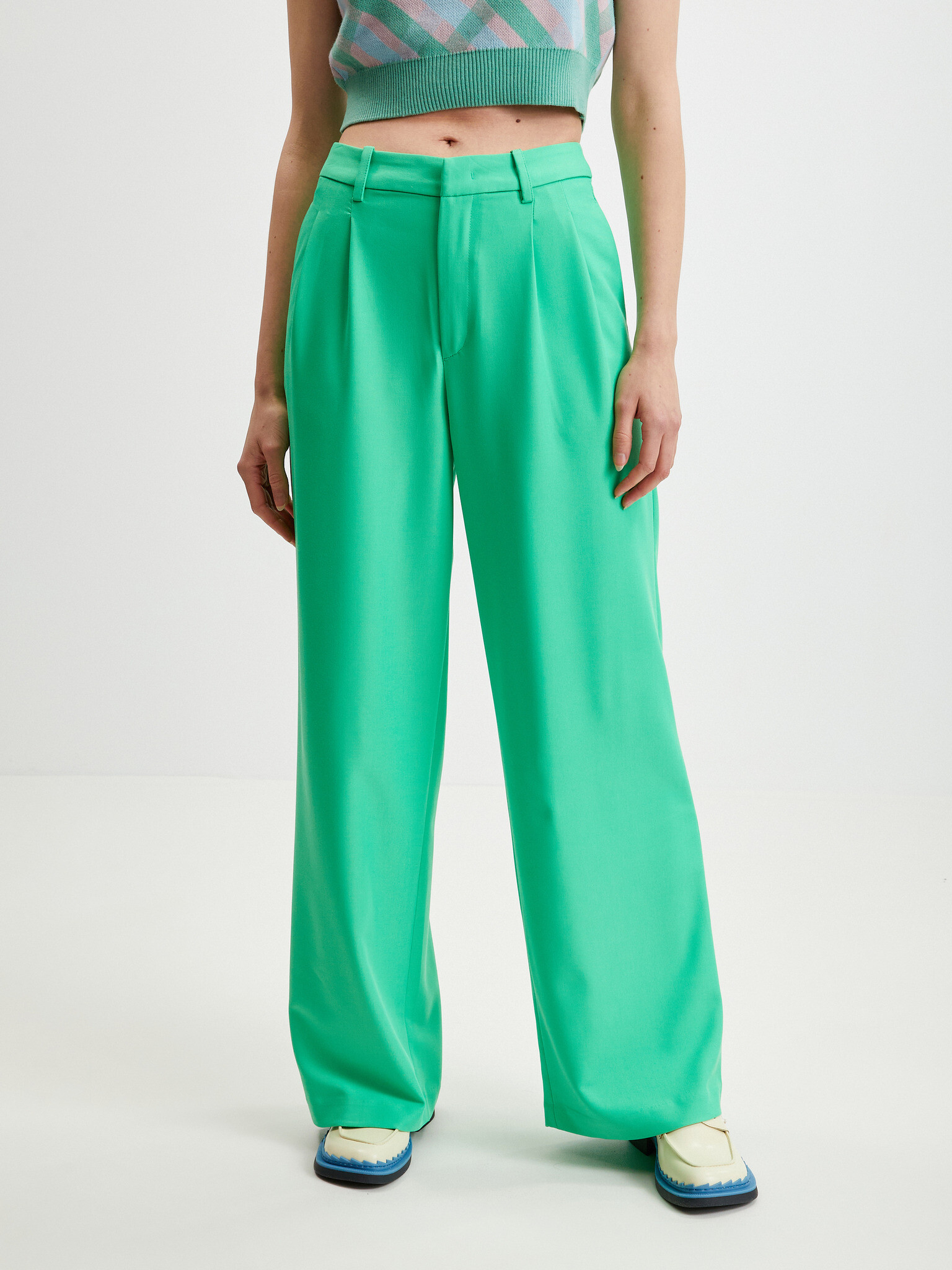 Tom Tailor Denim Trousers Green - Pepit.gr