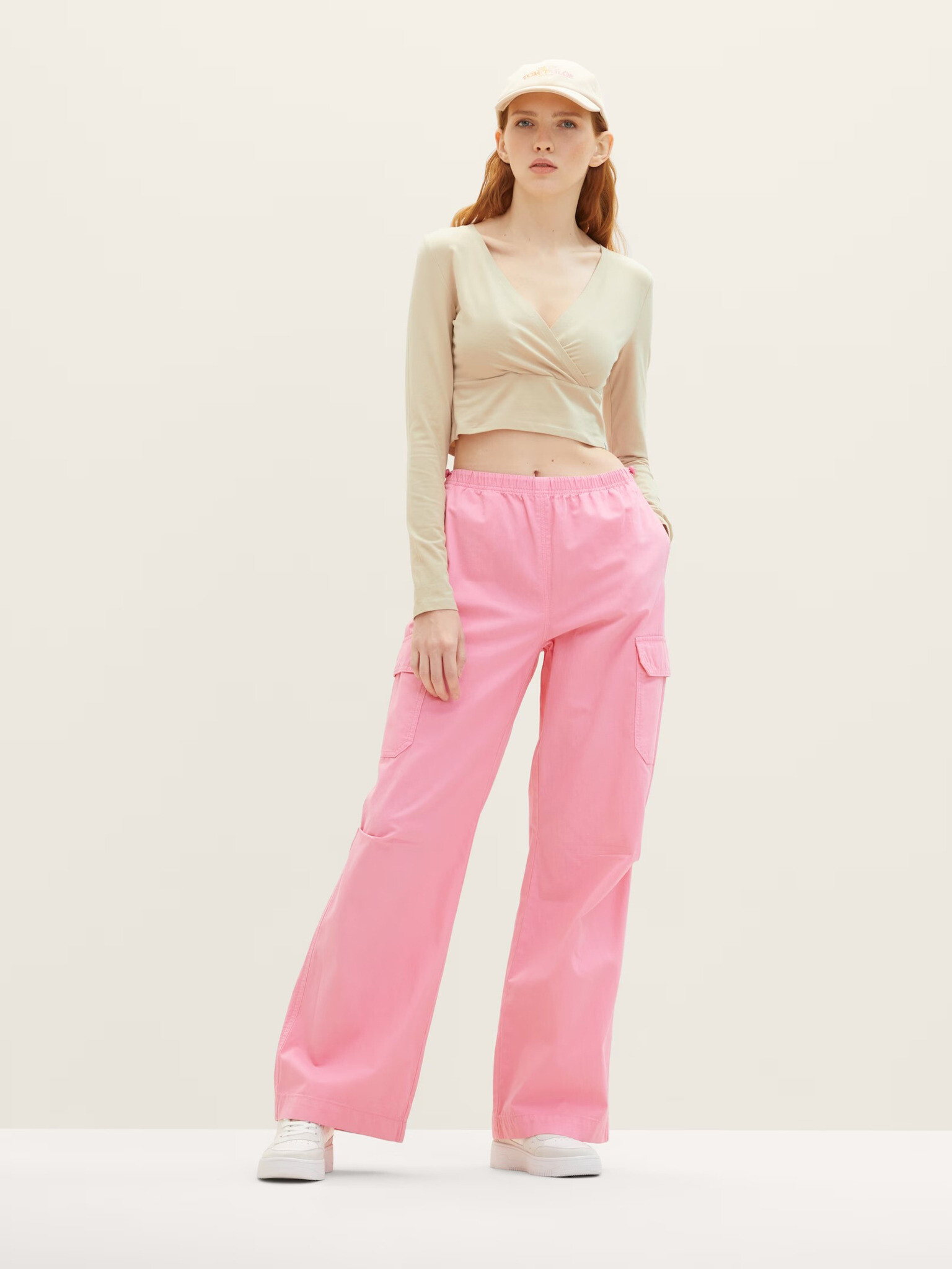 Tom Tailor Denim Trousers Pink - Pepit.gr