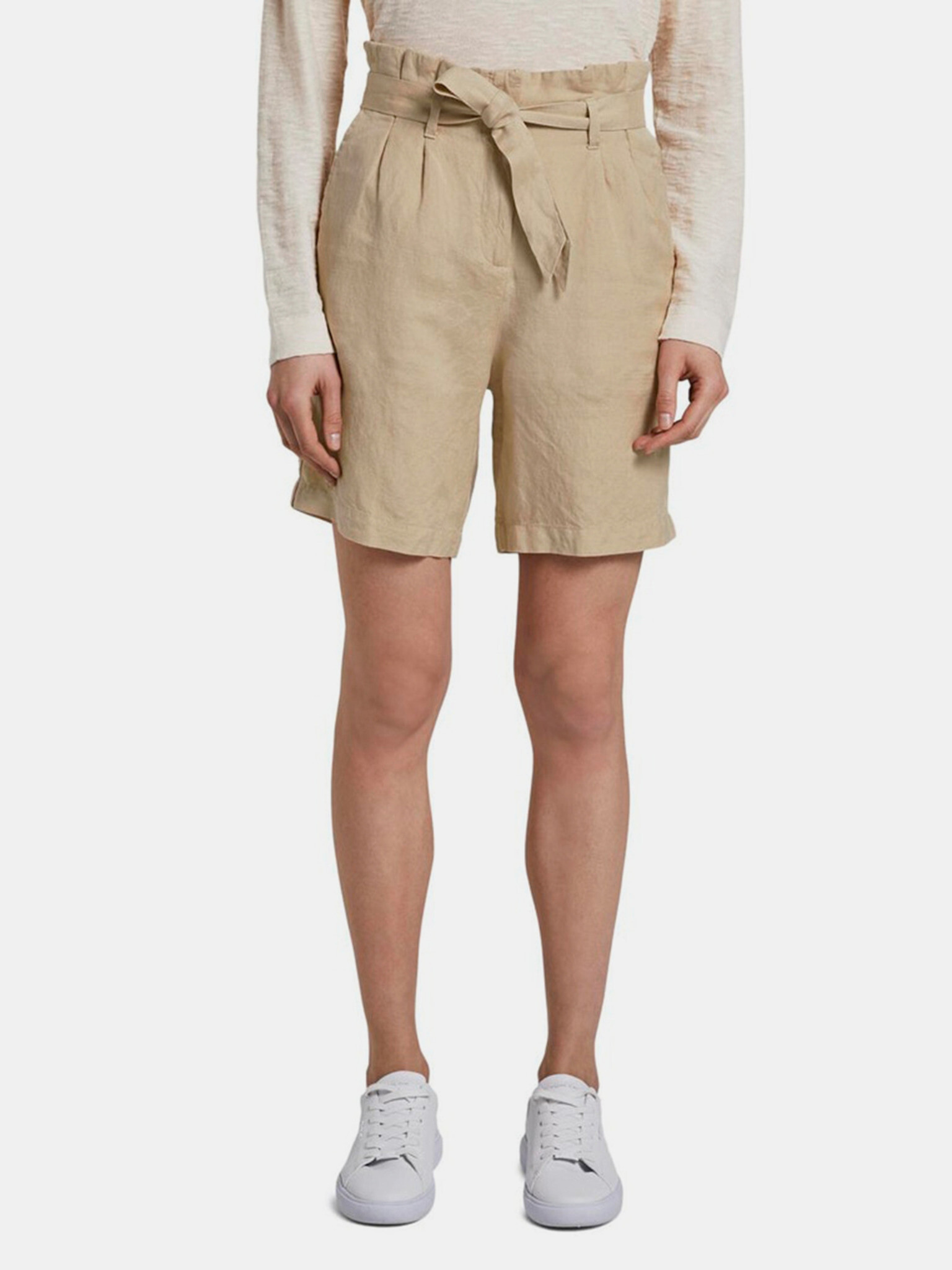 Tom Tailor Shorts Beige - Pepit.gr