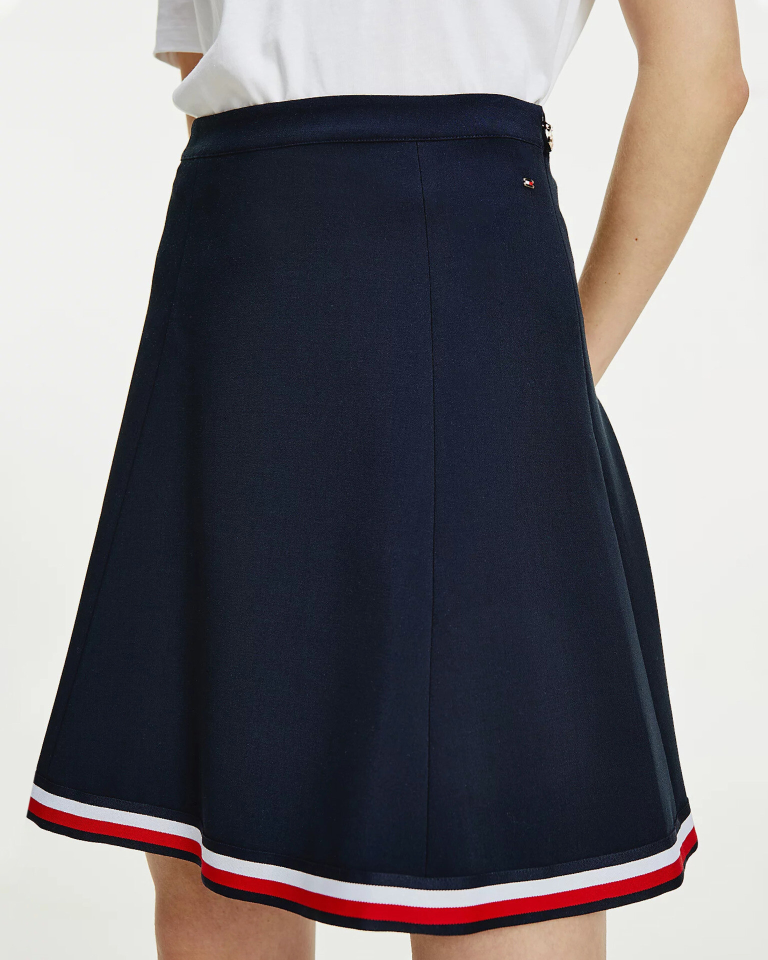 Tommy Hilfiger Angela Skirt Blue - Pepit.gr