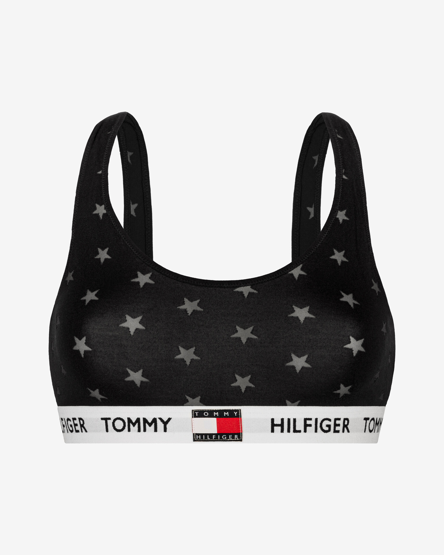 Tommy Hilfiger Burnout Bra Blue - Pepit.gr