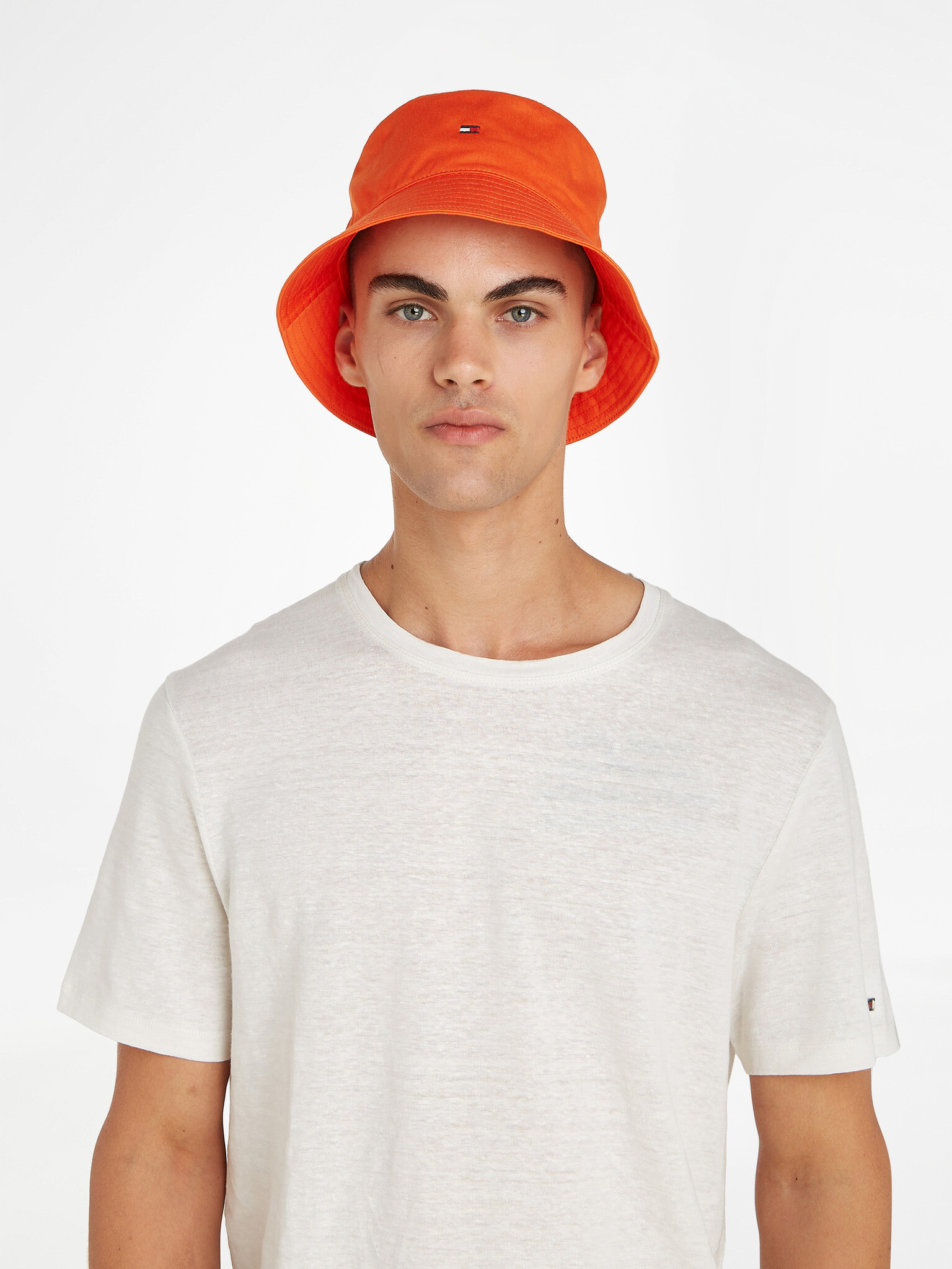 Tommy Hilfiger Flag Bucket Hat Orange - Pepit.gr