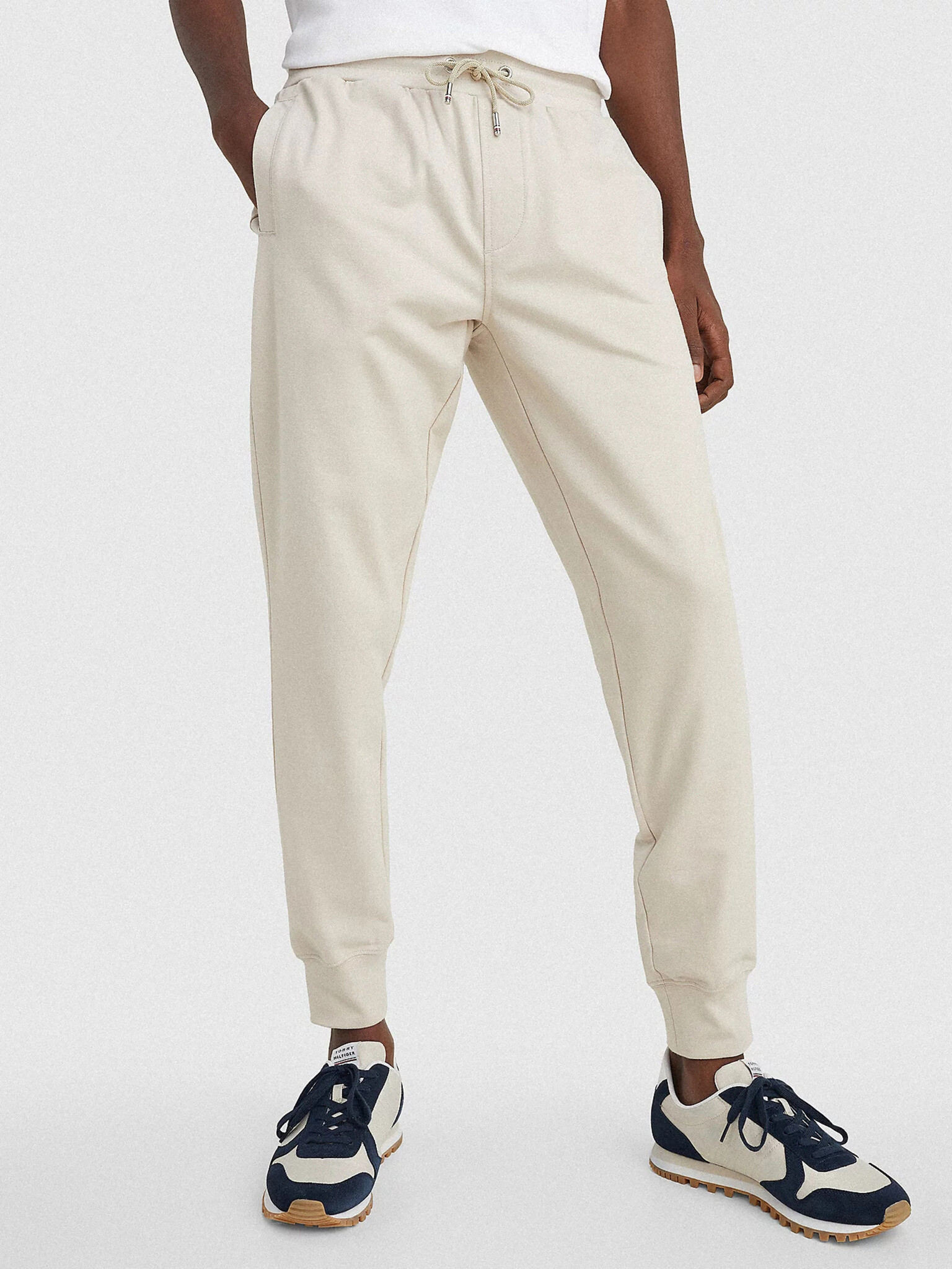 Tommy Hilfiger Sweatpants White - Pepit.gr