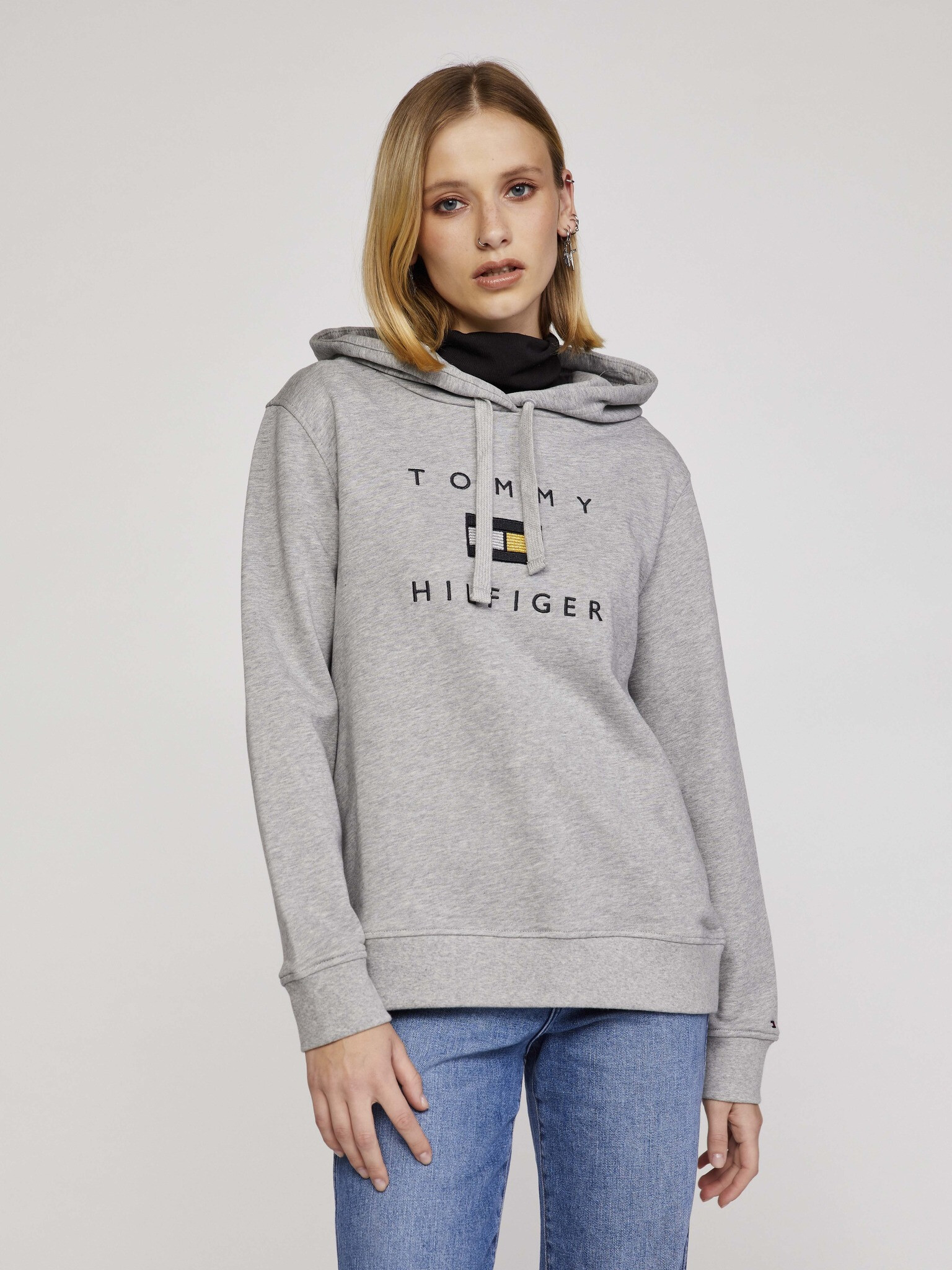 Tommy Hilfiger Sweatshirt Grey - Pepit.gr