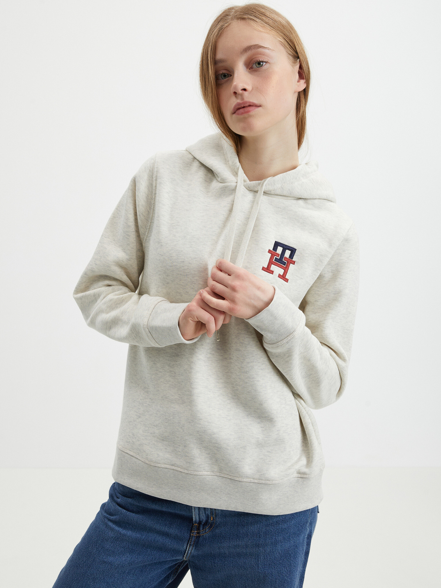 Tommy Hilfiger Sweatshirt White - Pepit.gr