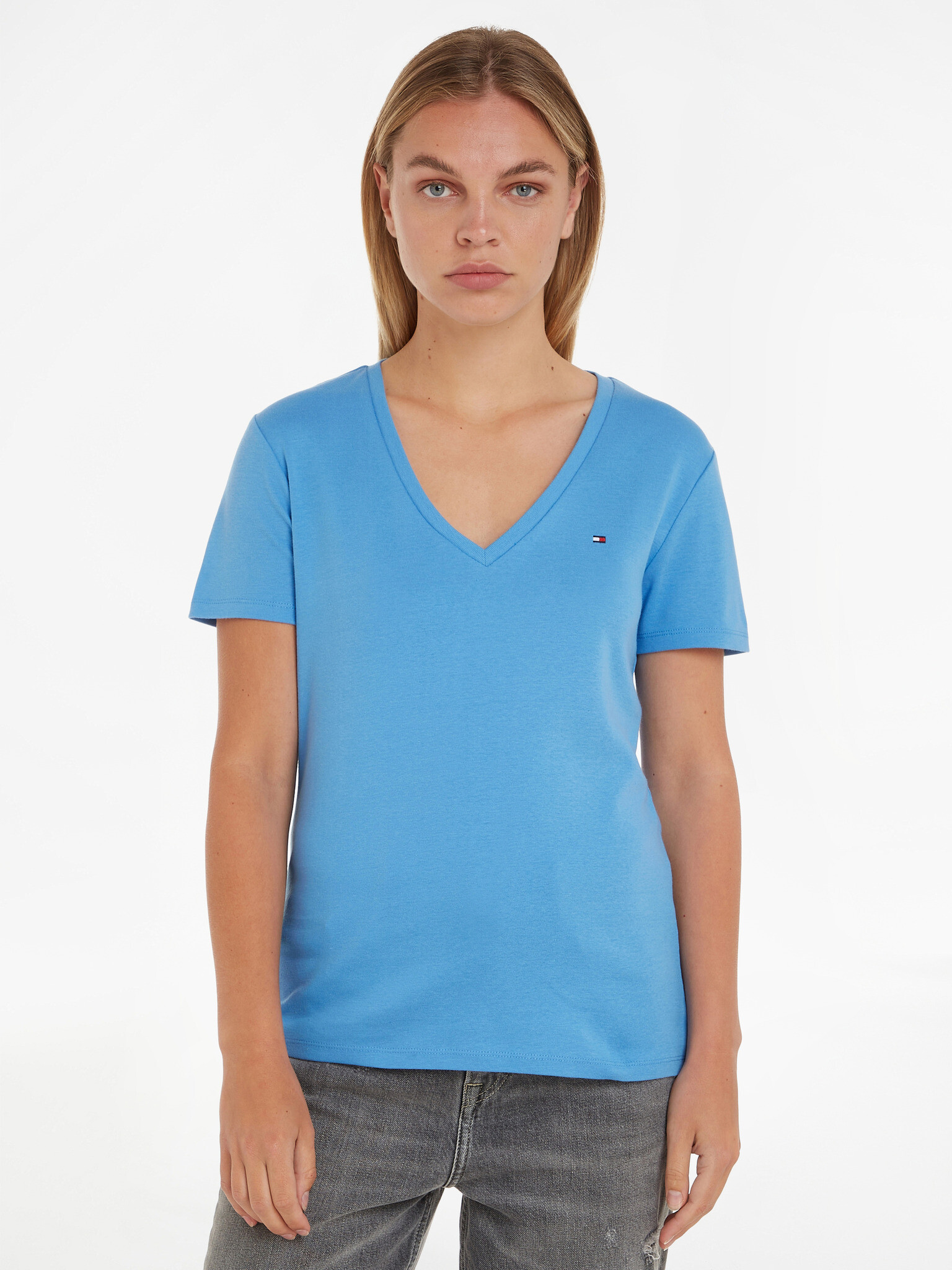 Tommy Hilfiger T-shirt Blue - Pepit.gr