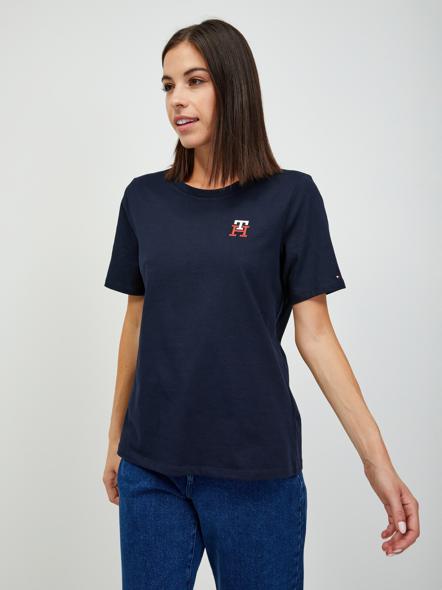 Tommy Hilfiger T-shirt Blue - Pepit.gr